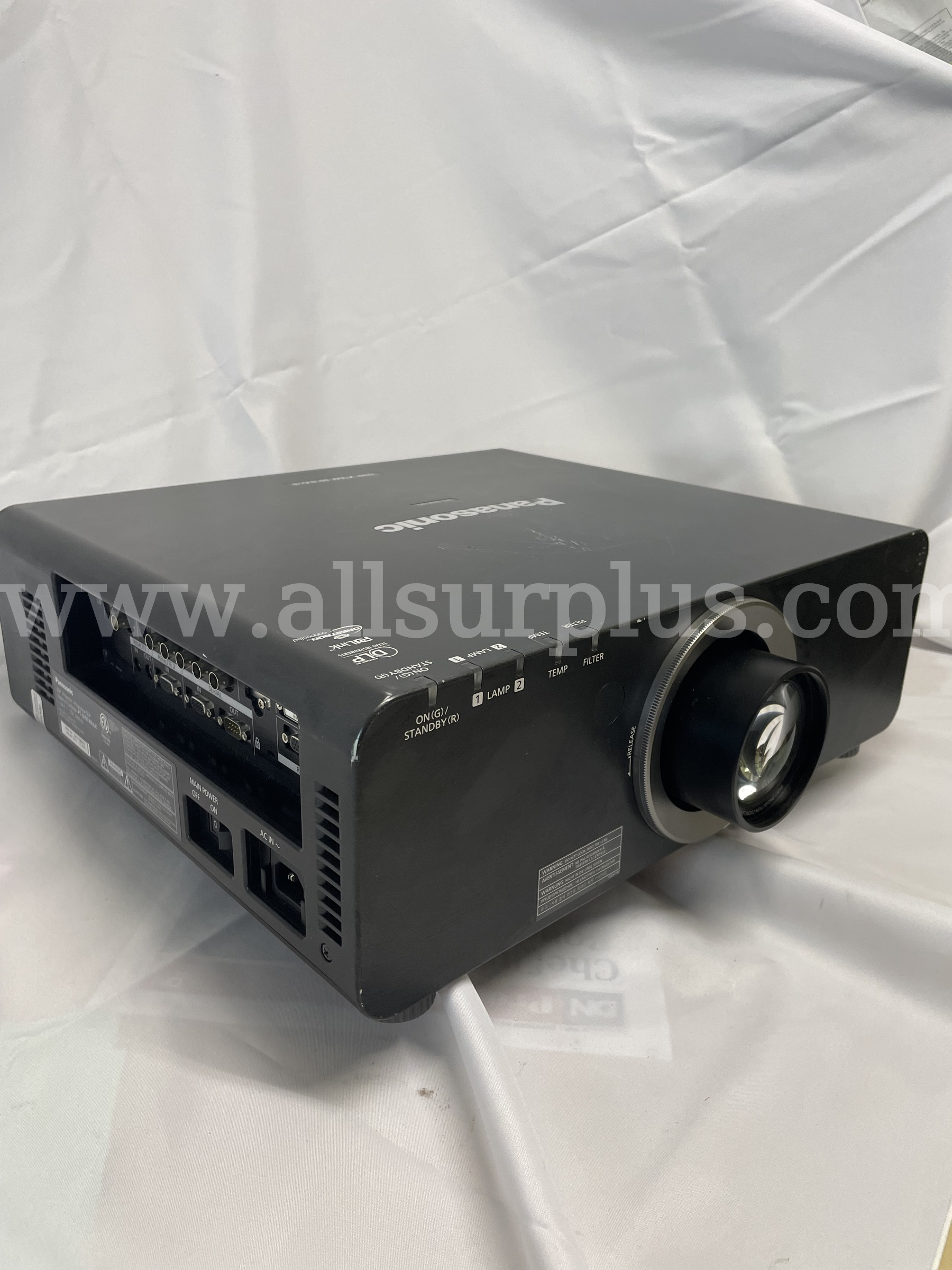 Panasonic PT-DW740WXGA projector PANASONIC PT-DW740 Government Surplus Auction - Photo #4
