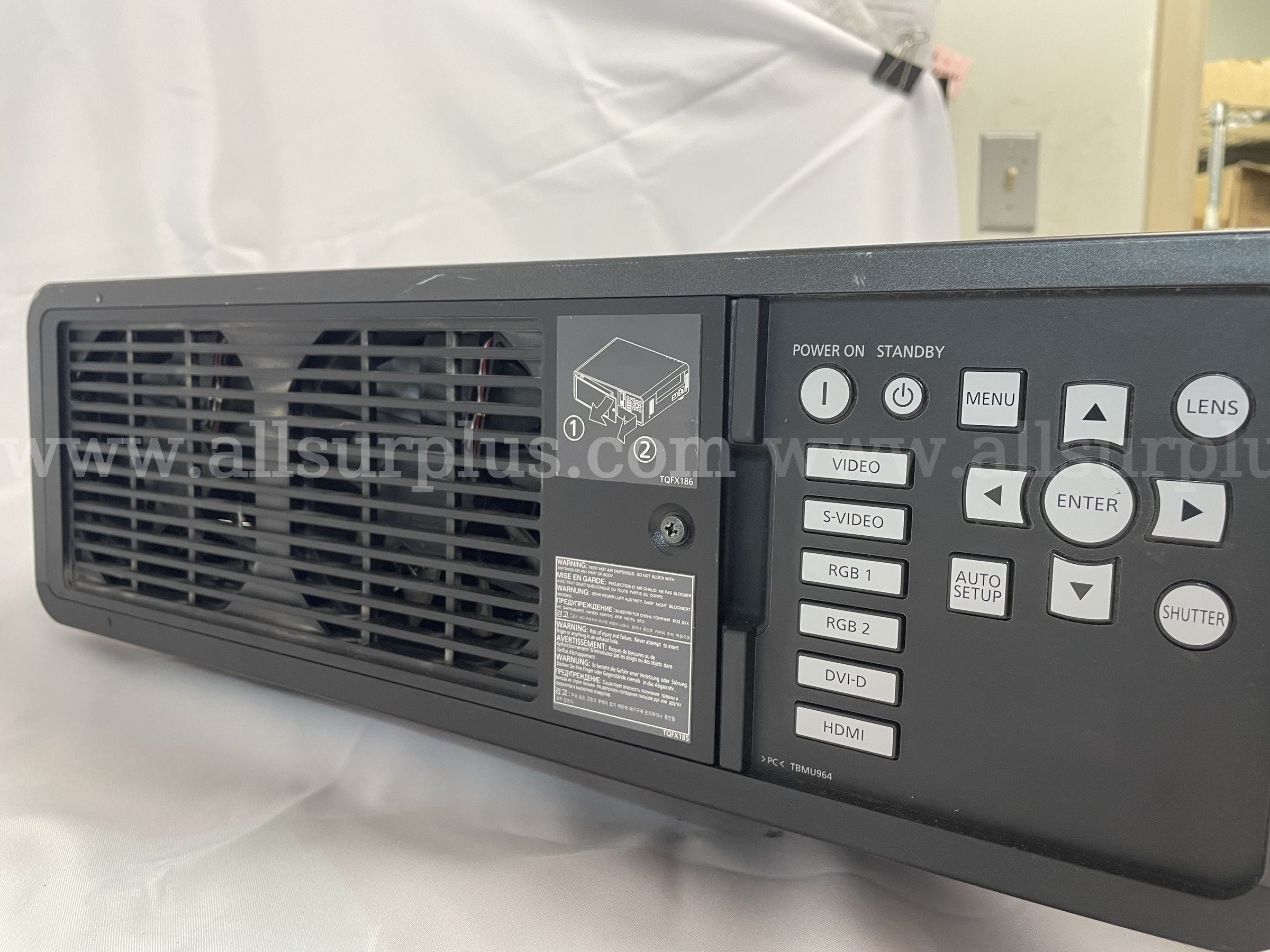 Panasonic PT-DW740WXGA projector PANASONIC PT-DW740 Government Surplus Auction - Photo #5