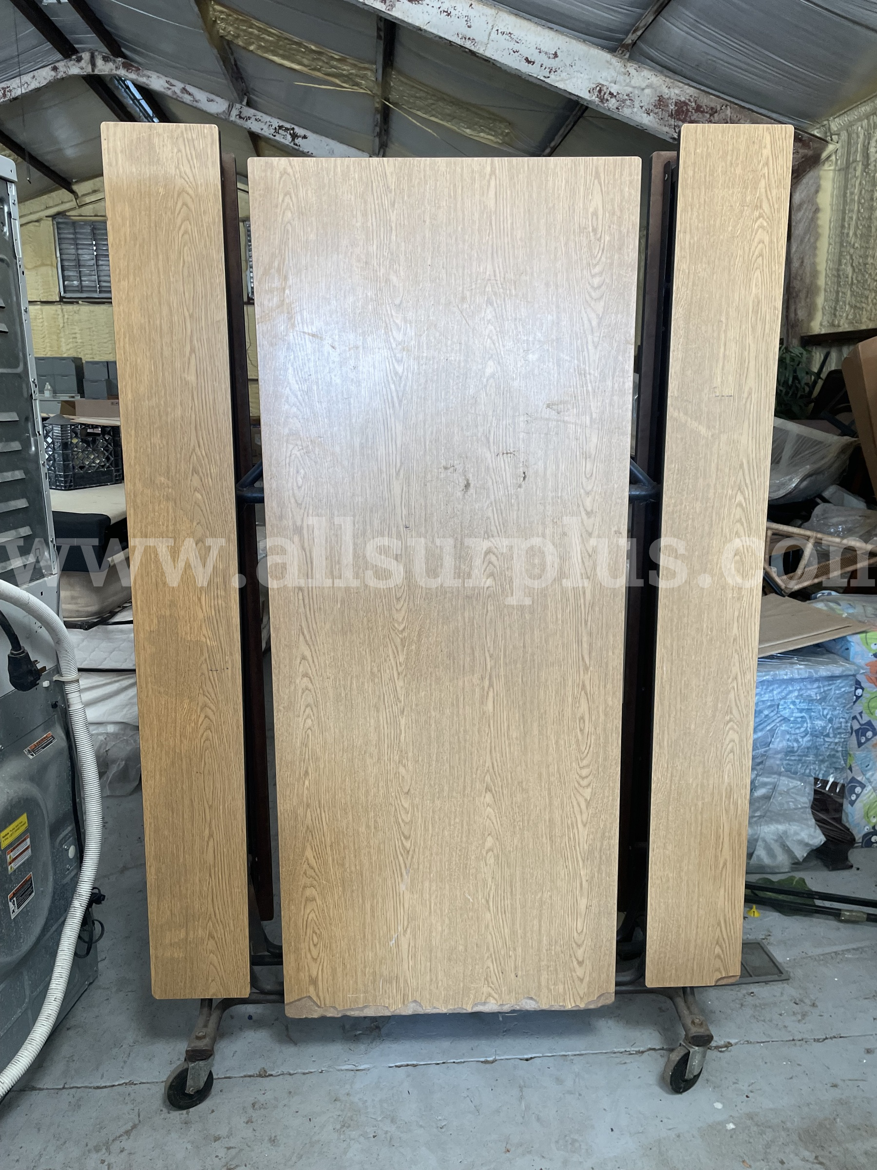 (2)ea TAN TABLE BENCH COMBO   Government Surplus Auction - Primary Photo