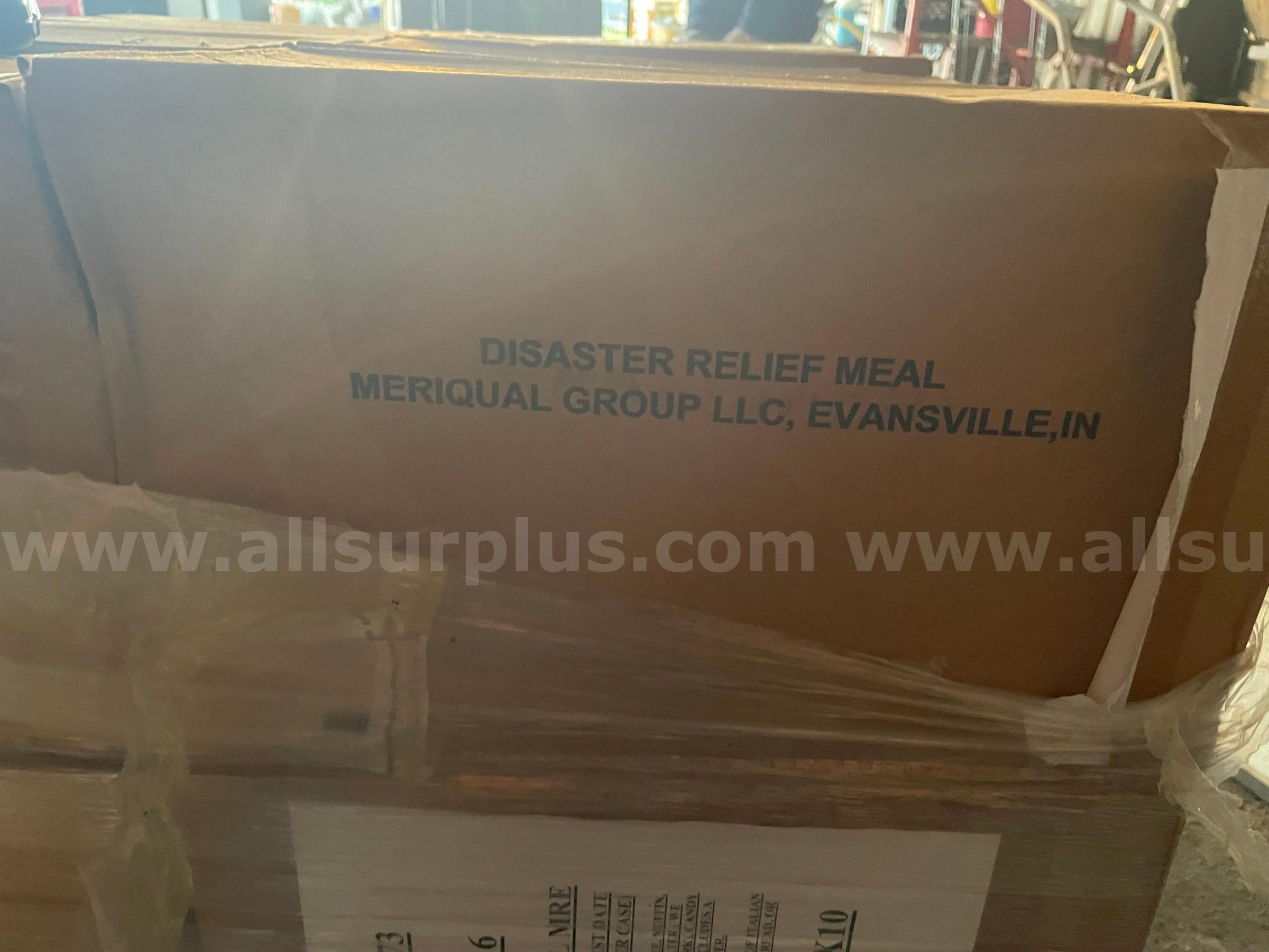 (28) 16 LBS.-CASES (approx.) DISASTER RELIEF MEALS   Government Surplus Auction - Photo #2