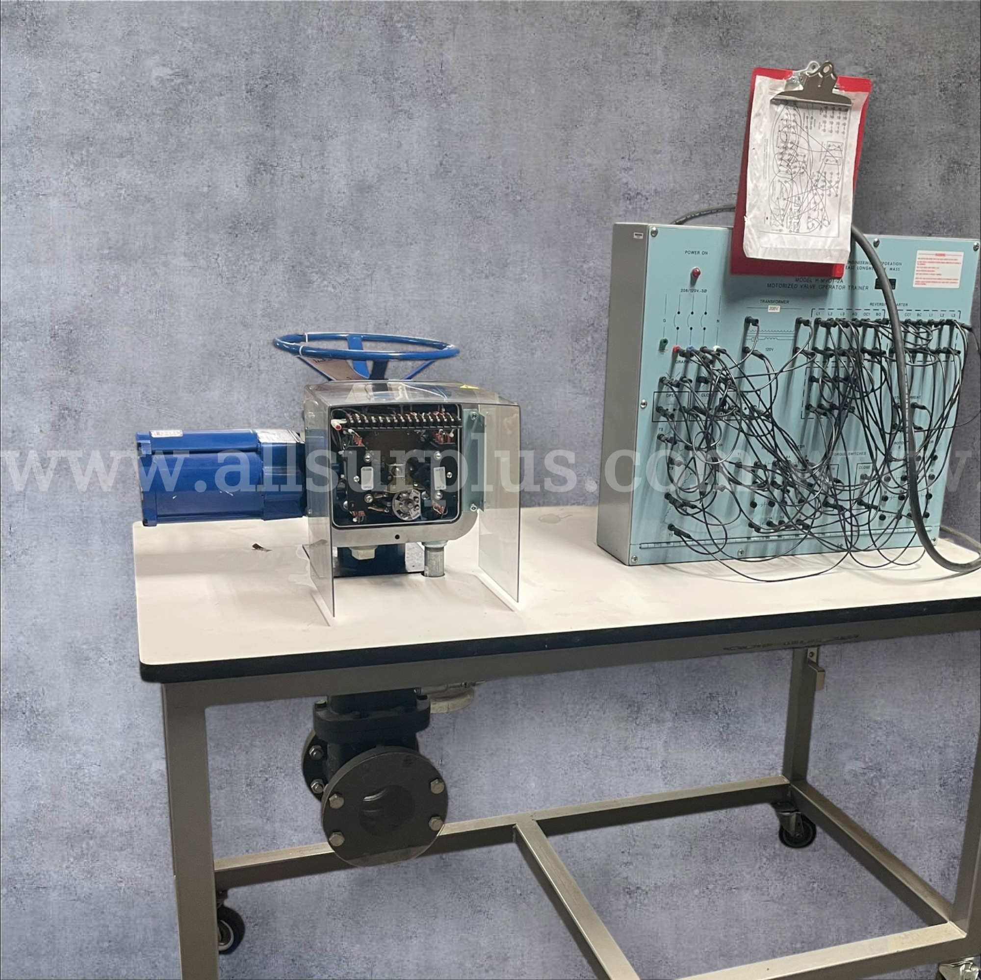MOTORIZED VALVE OPERATOR TRAINER, 2-TRAIN H-MVOT-1A HAMPDEN H-MVOT-1A Government Surplus Auction - Primary Photo
