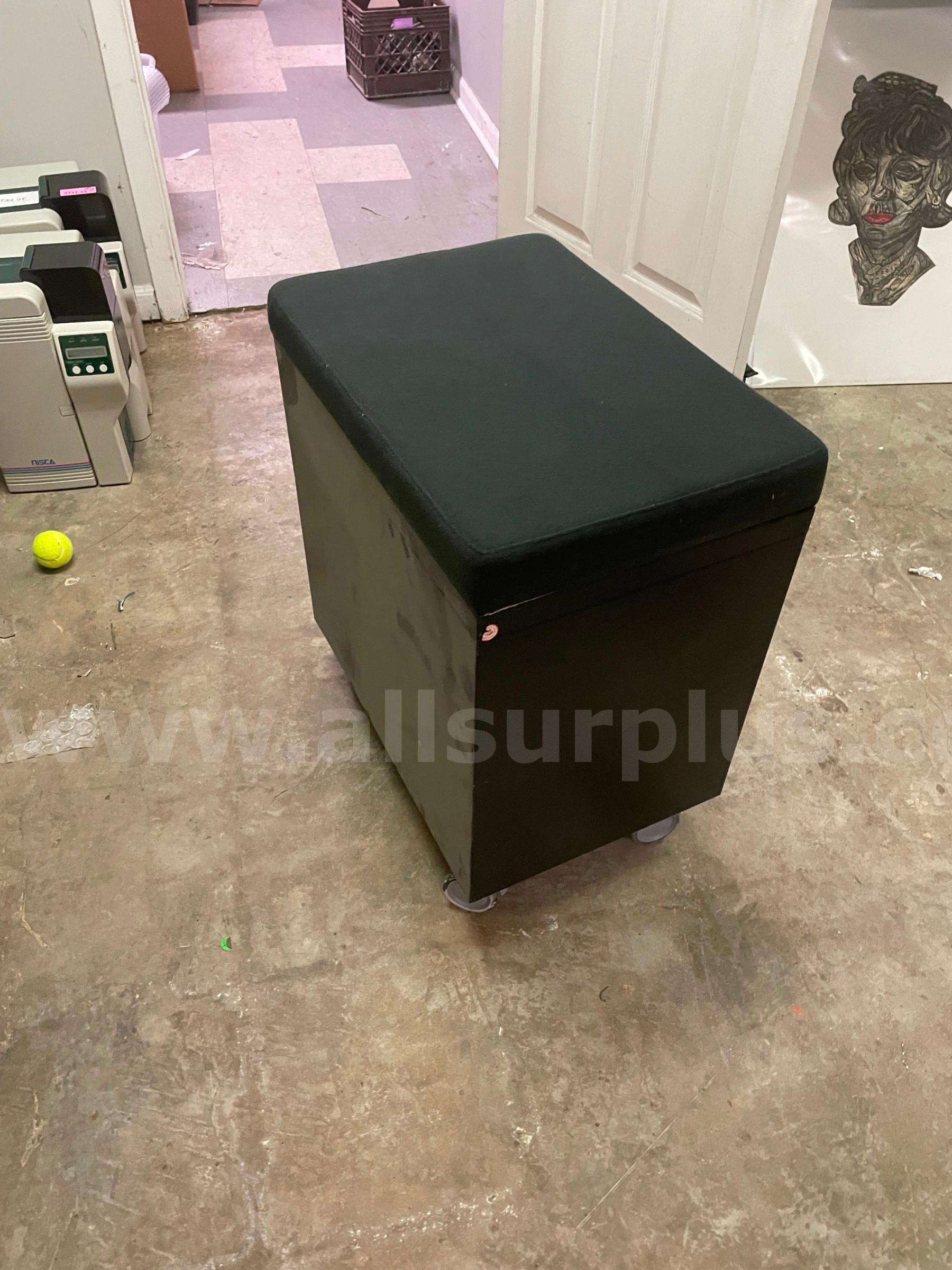 (10) each Portable locking  filing cabinet with seating cushion   Government Surplus Auction - Photo #2