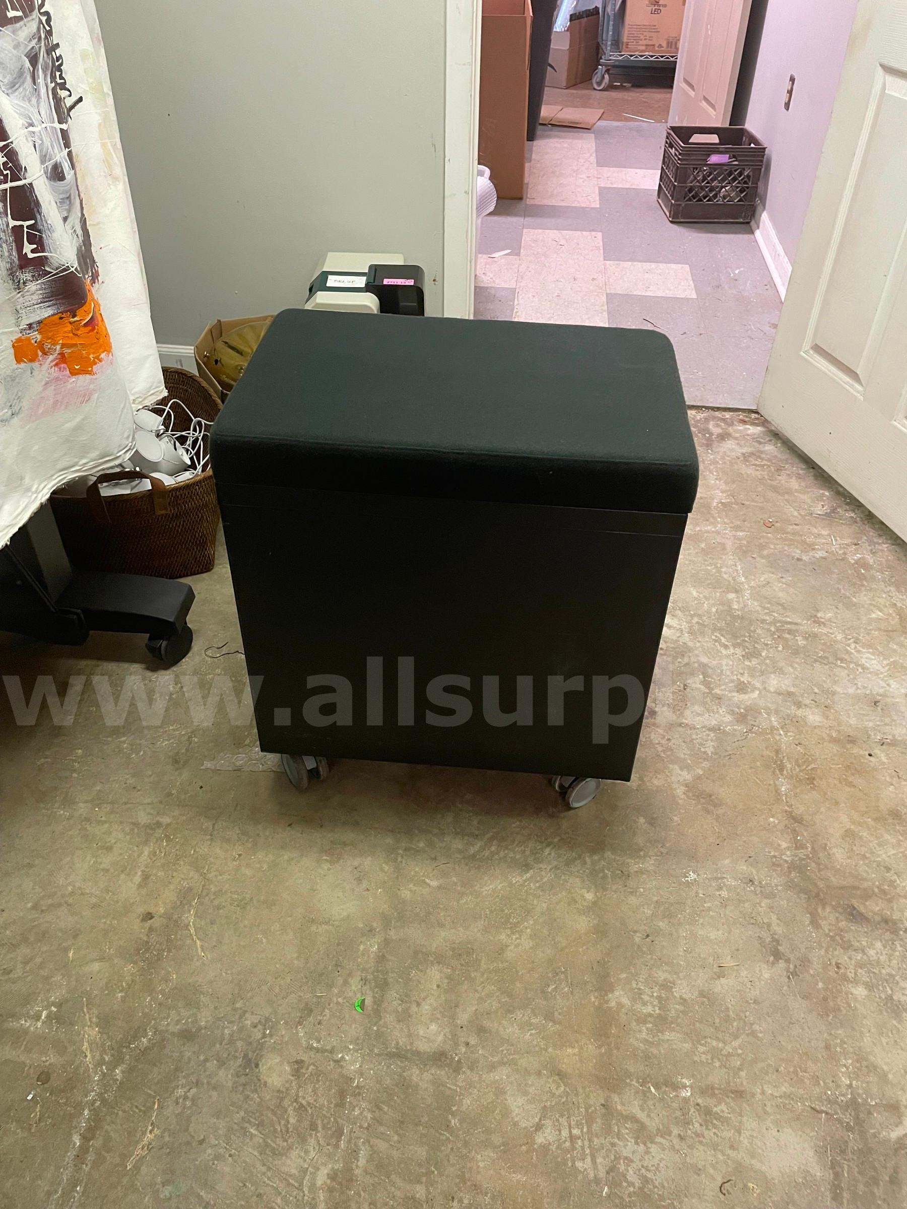 (10) each Portable locking  filing cabinet with seating cushion   Government Surplus Auction - Photo #4