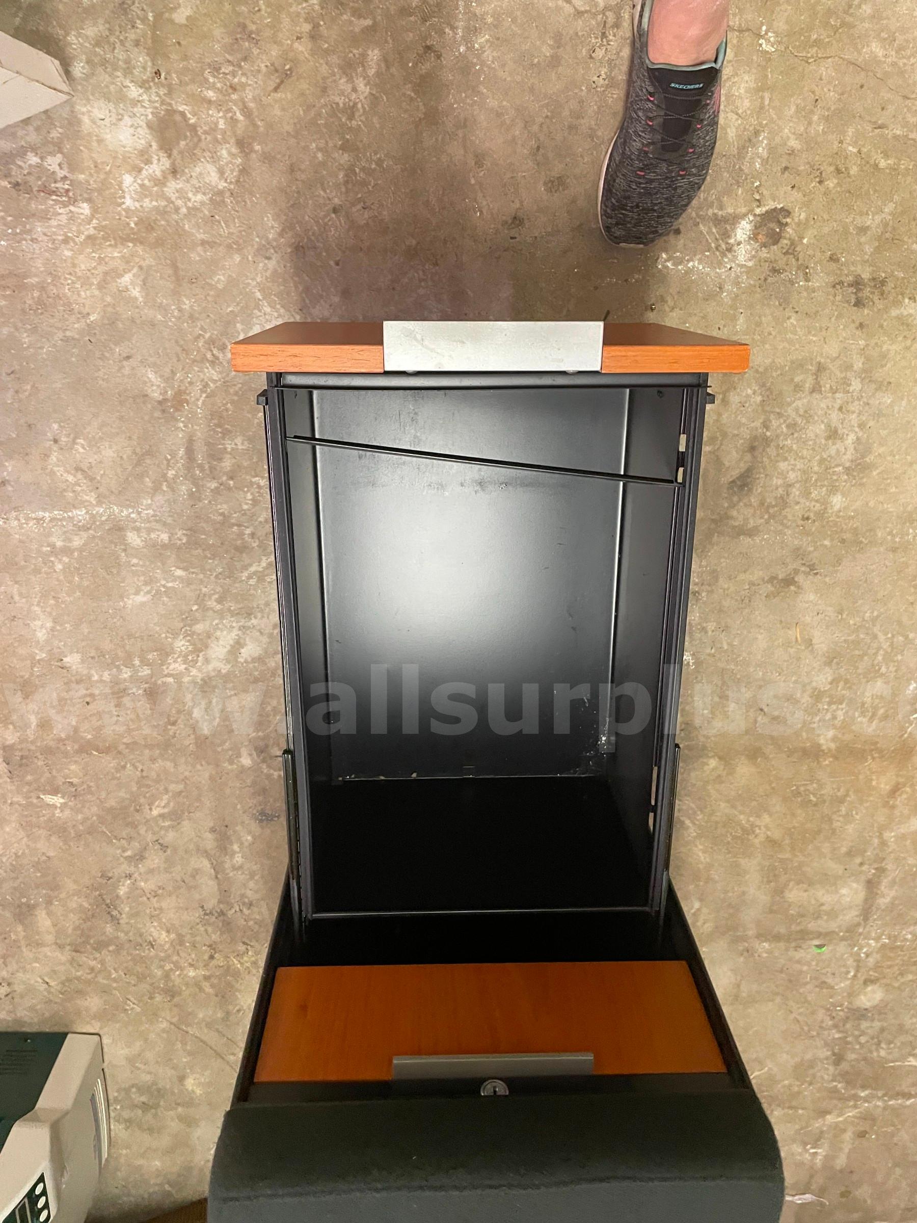 (10) each Portable locking  filing cabinet with seating cushion   Government Surplus Auction - Photo #5