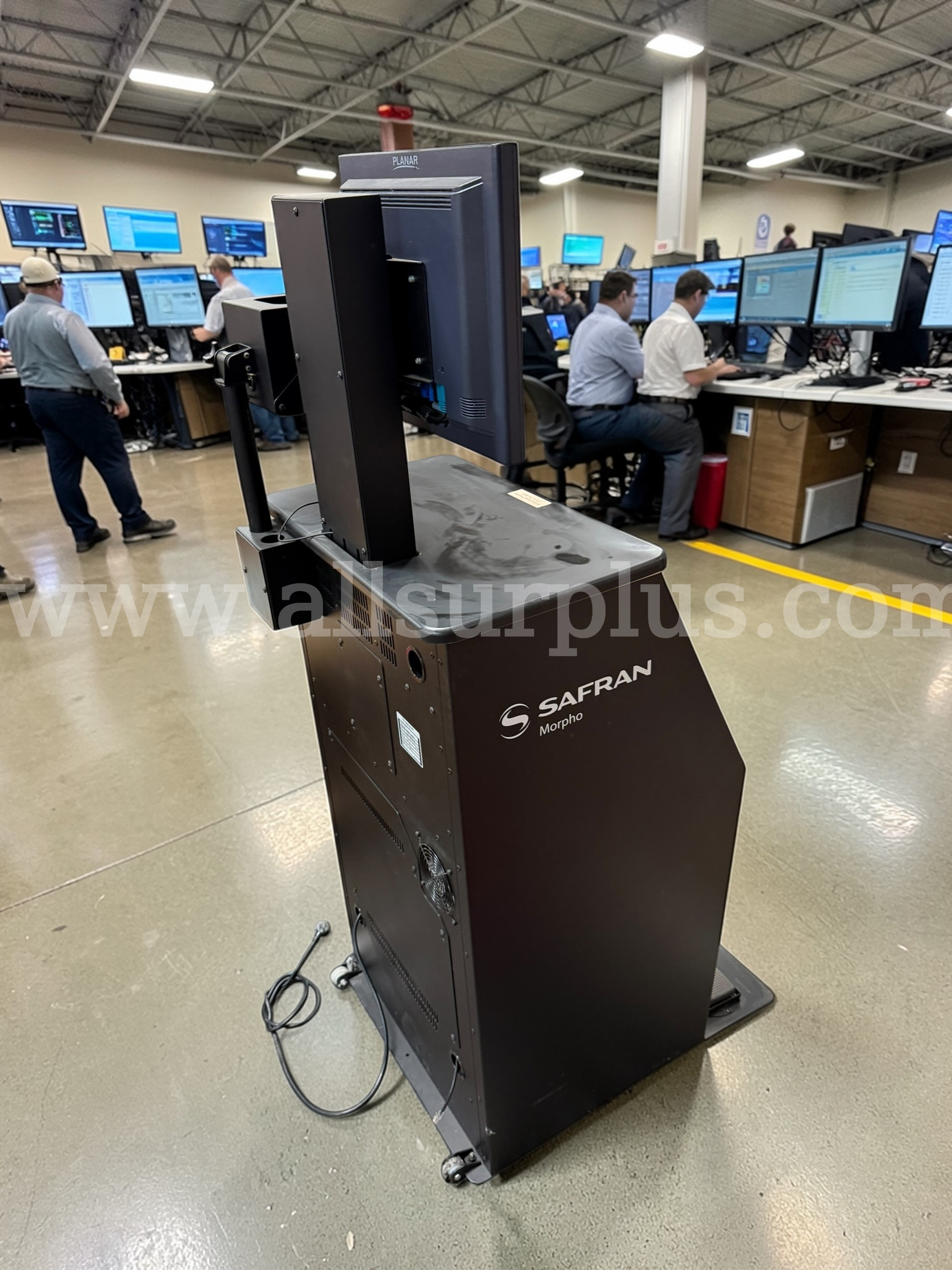 Safran MorphoTrak LiveScan kiosk / LiveScan biometric capture systems SANFRAN LIVESCAN CABINET PPI500 Government Surplus Auction - Photo #3