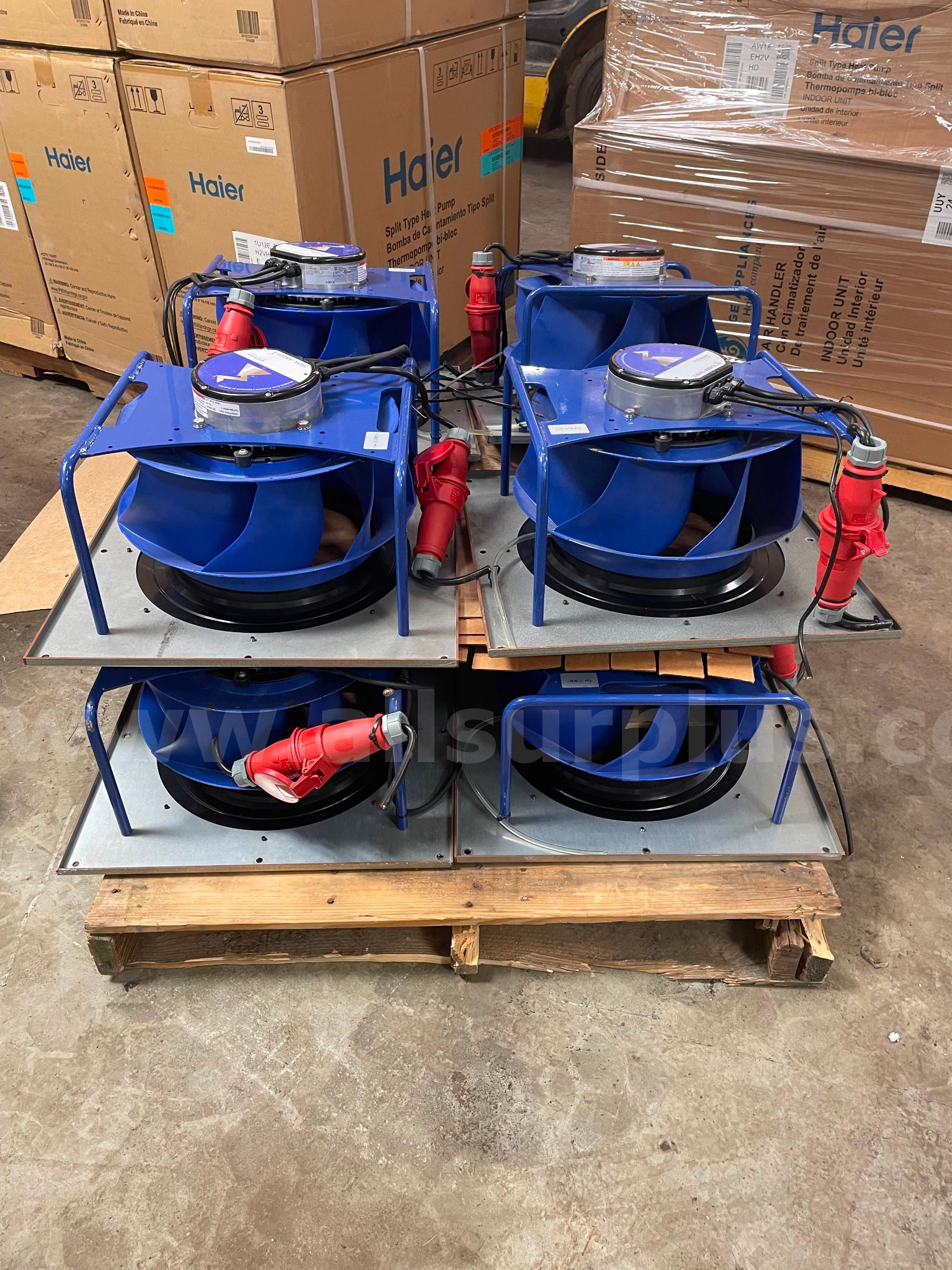 (50) Industrial EC Blue Centrifugal Fans – Ziehl-Abegg   Government Surplus Auction - Photo #3
