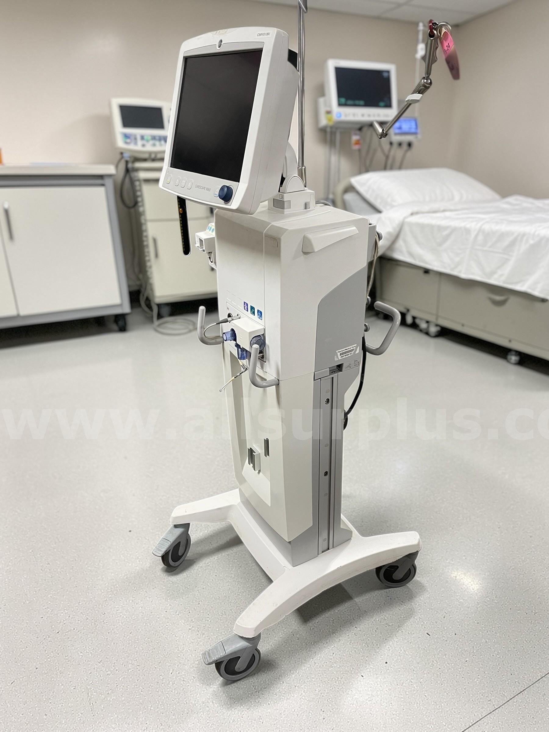GE Engström Carestation R860 Ventilator  R860 Government Surplus Auction - Photo #2