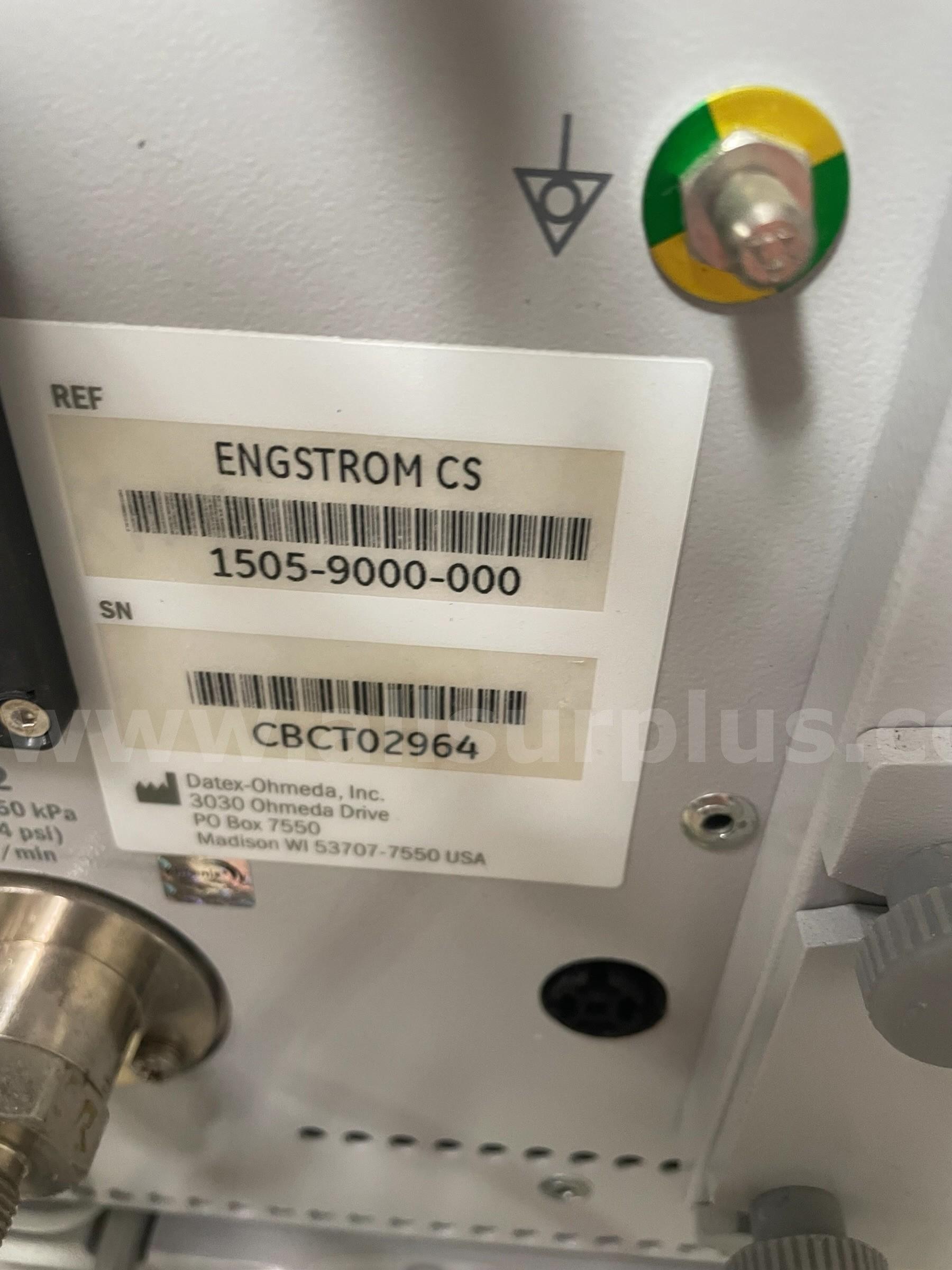 GE Engstrom Carestation Ventilator 1505-9000-000 – Critical Care Ventilator System GE 1505 Government Surplus Auction - Photo #6