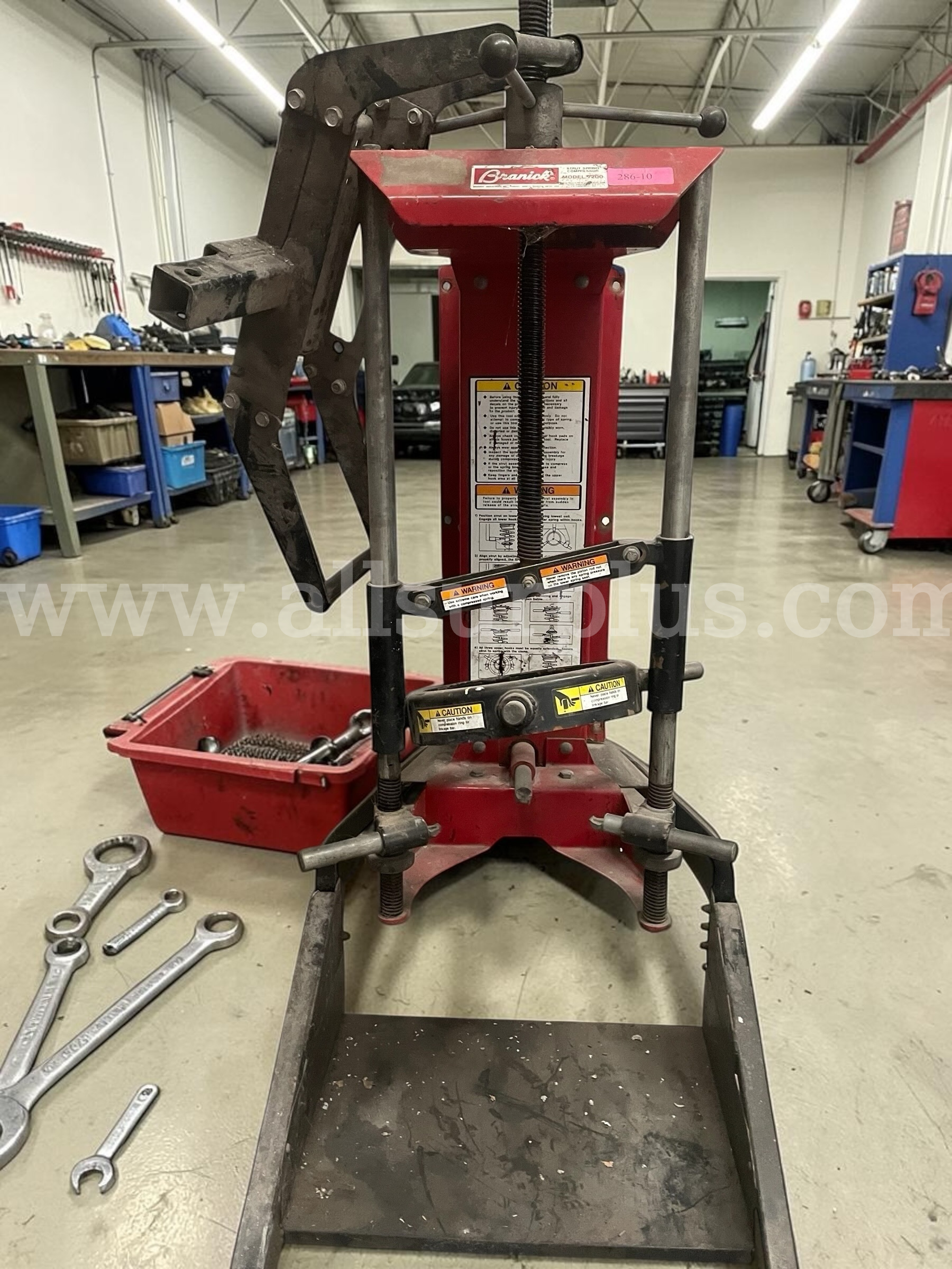 Mechanic Shop Closeout – Bulk lot– (6) Pallets Industrial Machines & Parts –   Government Surplus Auction - Primary Photo
