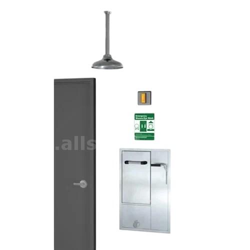 Guardian GBF2152 Recessed Lab Safety Station with Drain Pan & Daylight Drain   Government Surplus Auction - Primary Photo