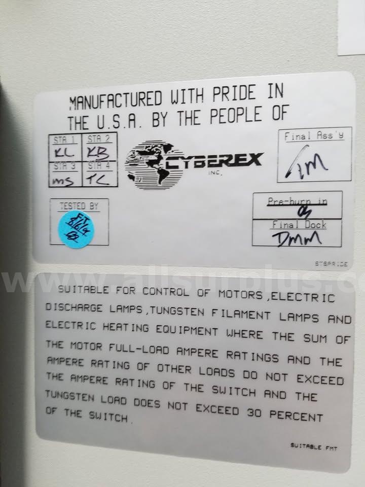 Cyberex SuperSwitch 3   Government Surplus Auction - Photo #3