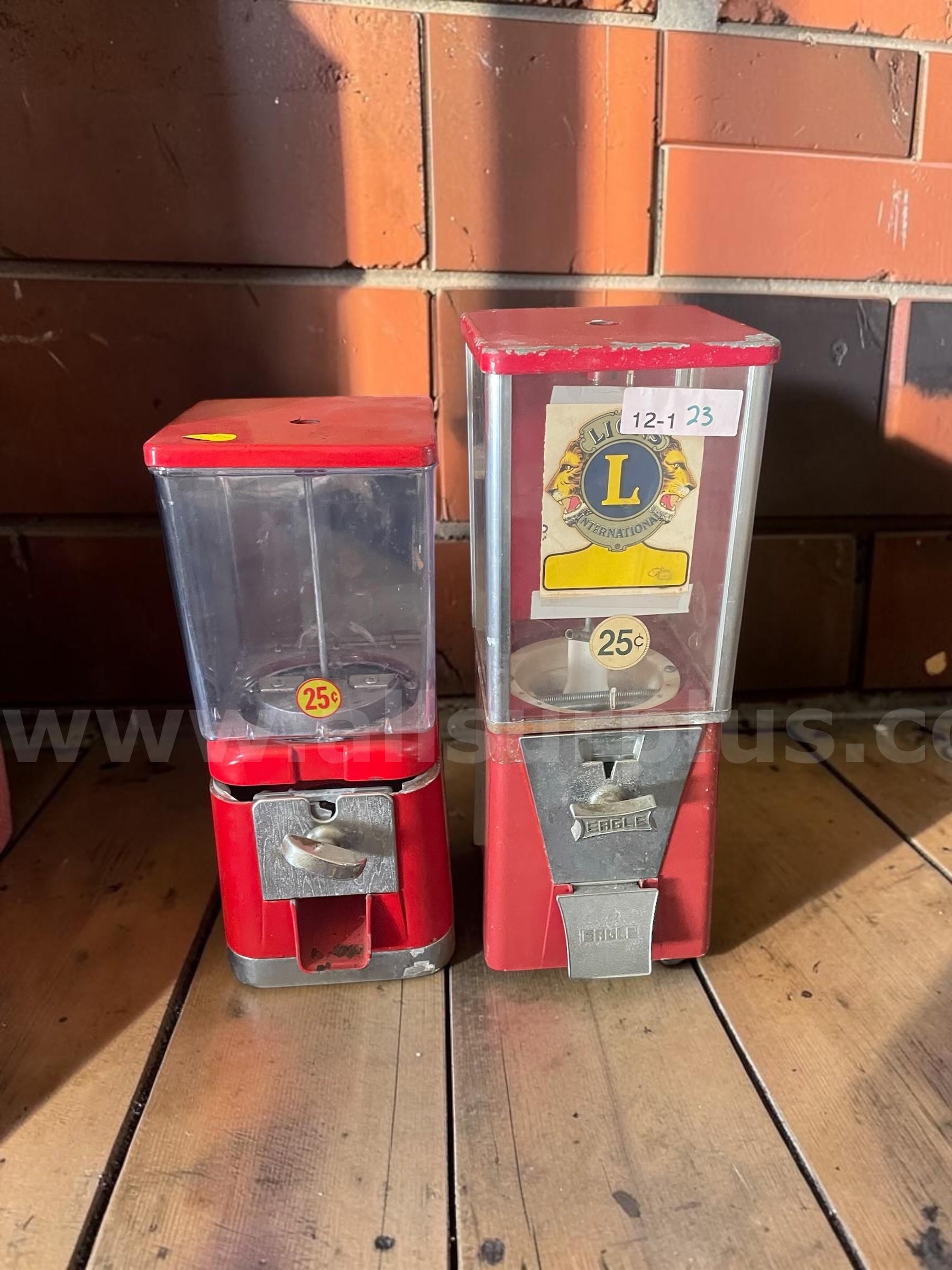 LOT OF 5 Vintage Coin-Operated Vending Machine Collection   Government Surplus Auction - Photo #2