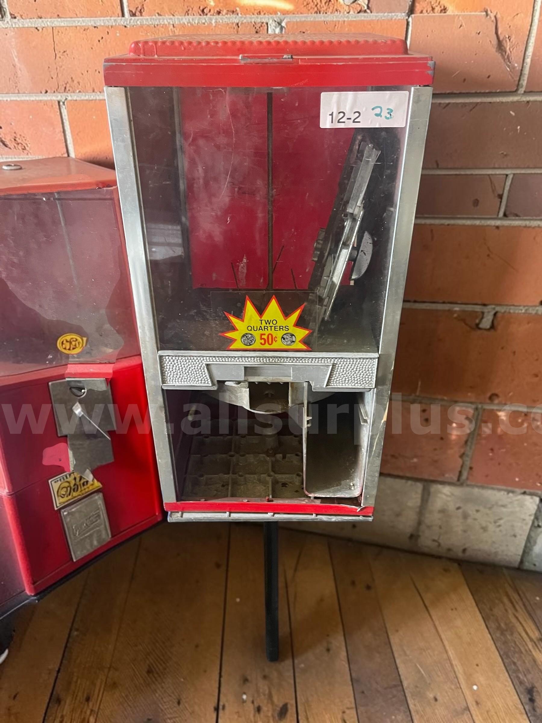LOT OF 5 Vintage Coin-Operated Vending Machine Collection   Government Surplus Auction - Photo #3