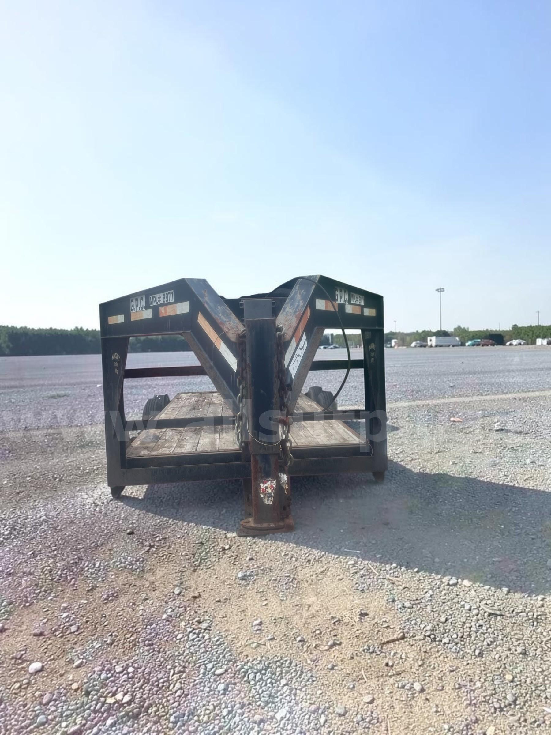 20' Gooseneck Equipment Trailer – Dual Axle – Heavy Duty   Government Surplus Auction - Photo #5