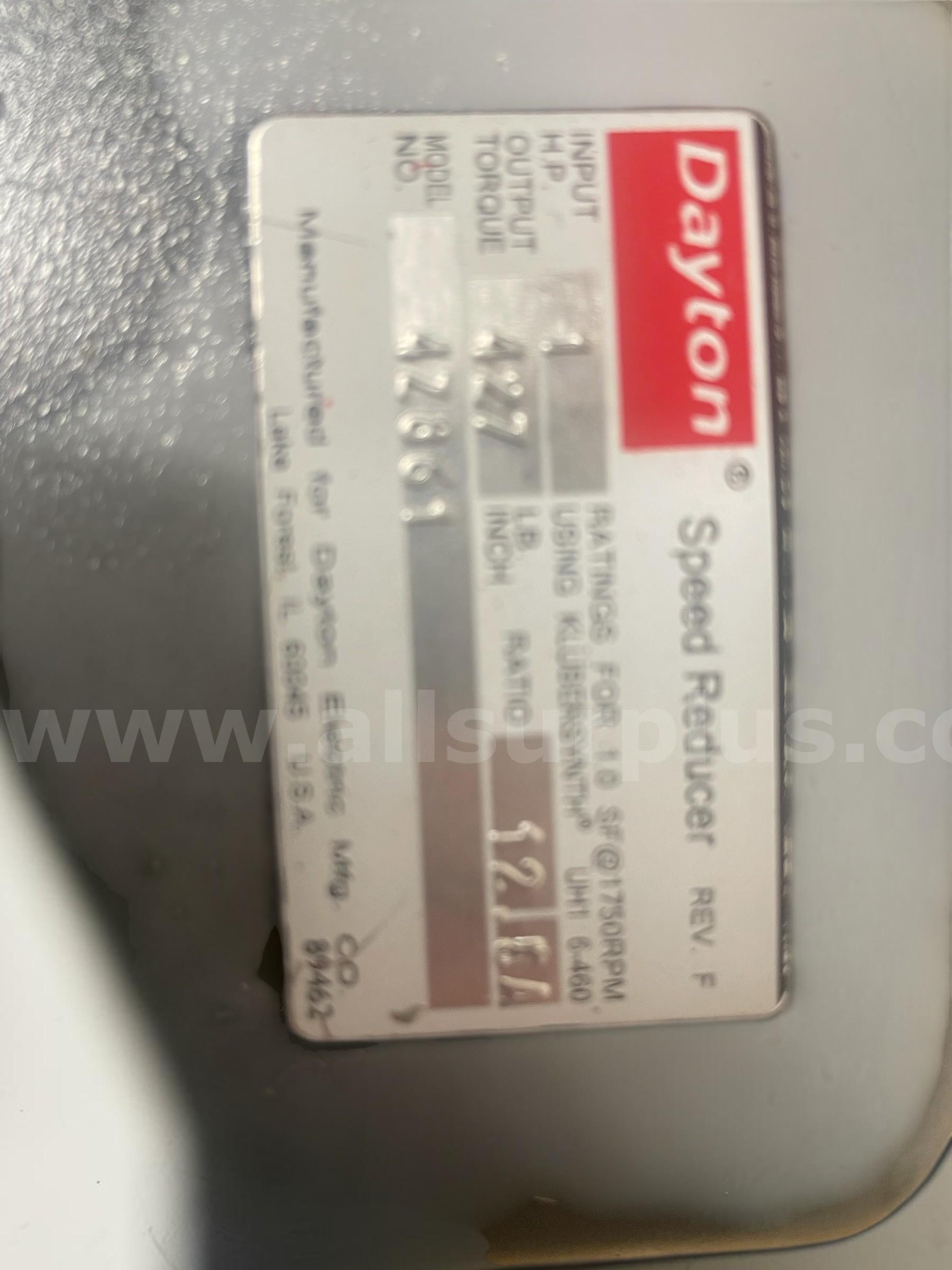 Dayton Speed Reducer   Government Surplus Auction - Photo #4