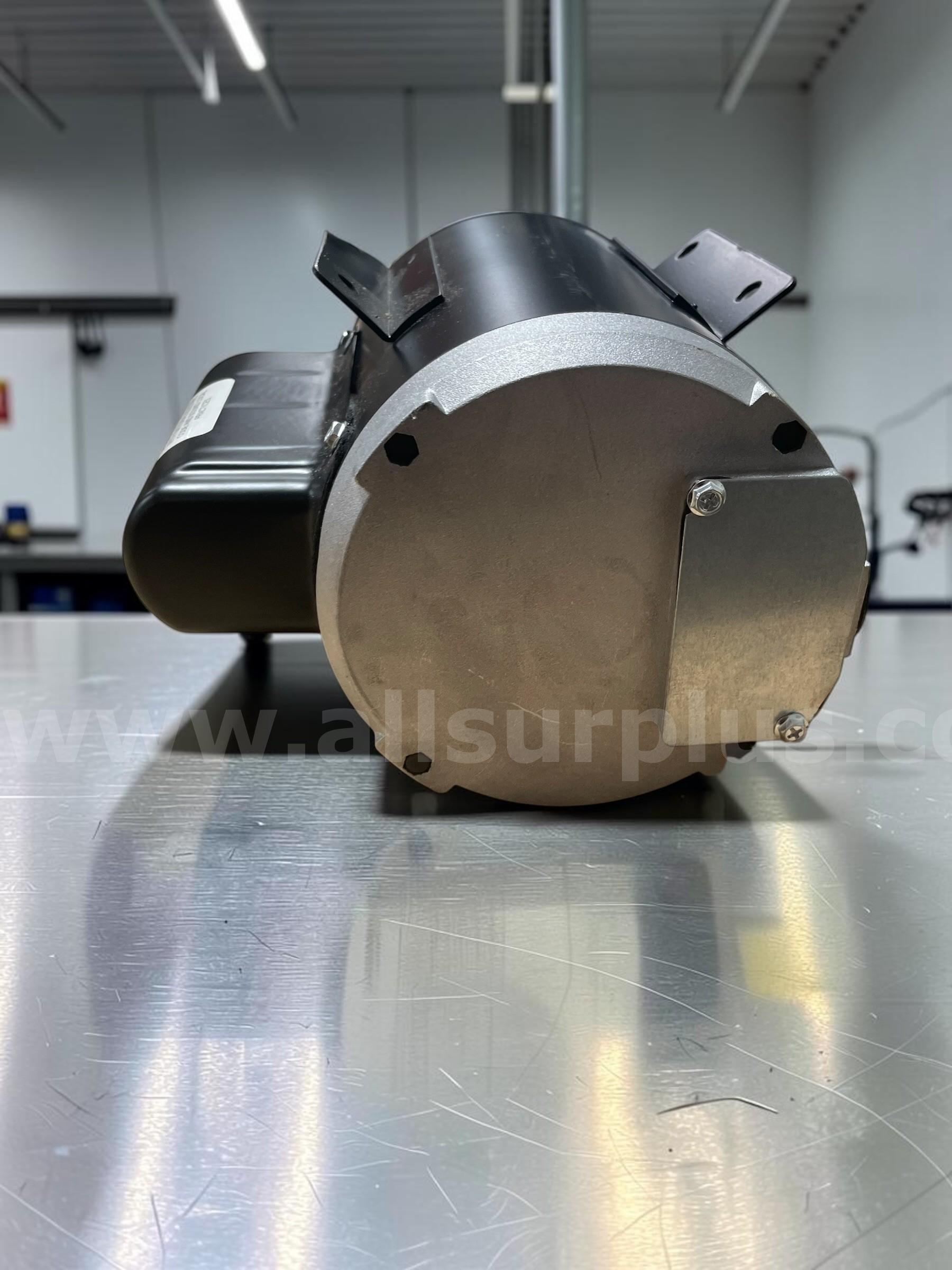 Canarm P1170CG (often listed as R-P1170-CG) replacement motor used on certain Canarm shutter-mounted exhaust fans.  P1170CG Government Surplus Auction - Photo #3