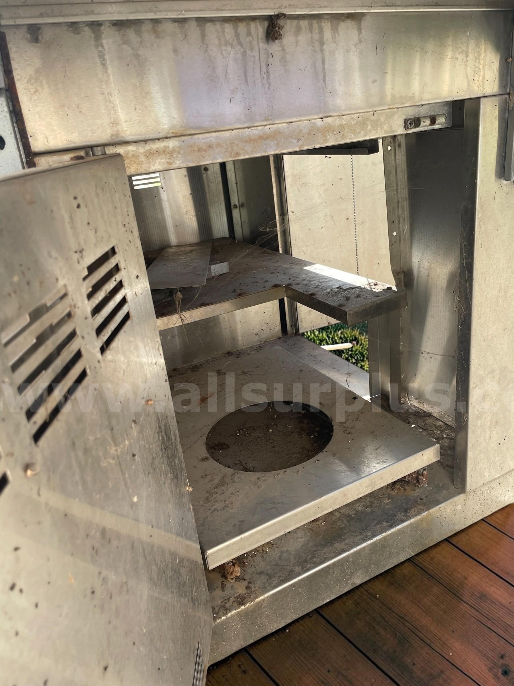 Commercial Stainless Steel Gas Grill with Side Burner   Government Surplus Auction - Photo #4