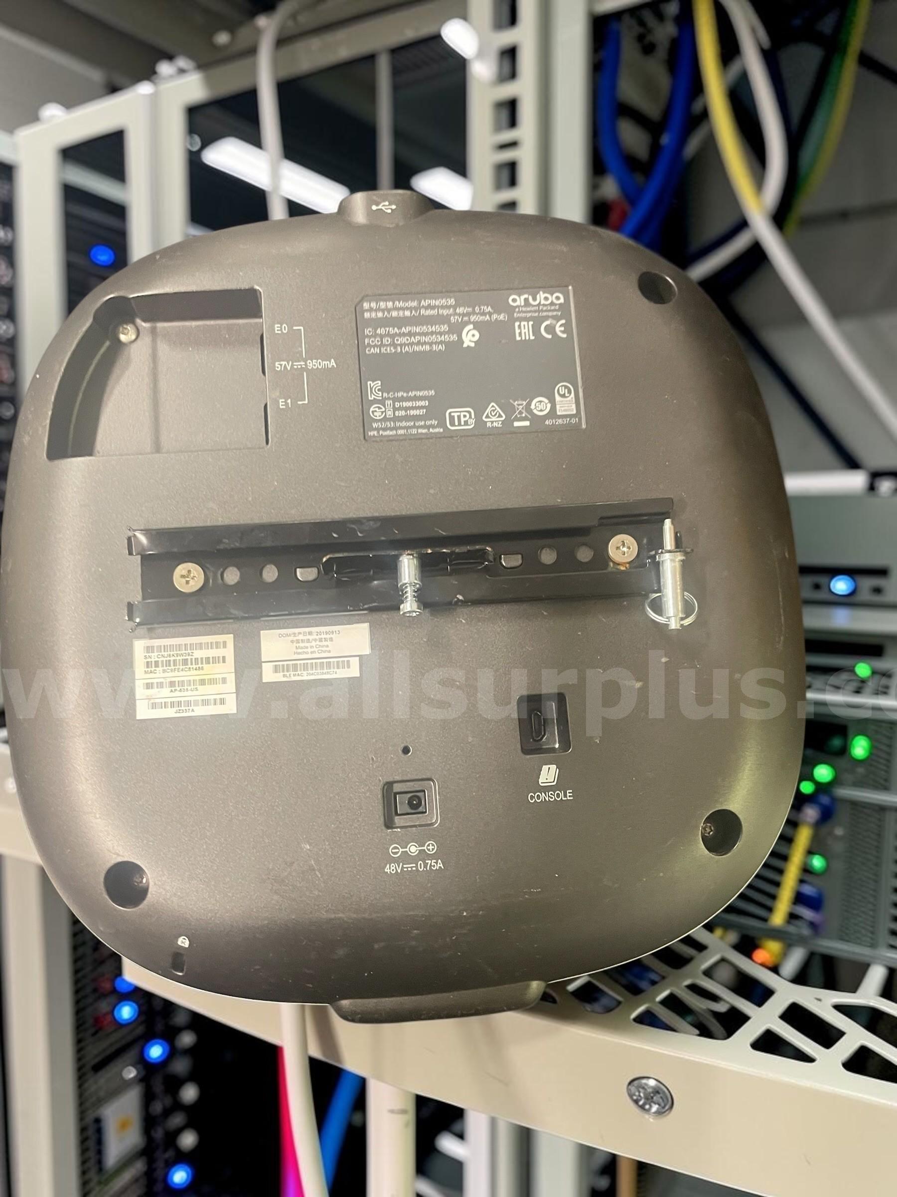 50 (approximately)  Lot HPE Aruba Enterprise Wireless Access Points AP-515 AP-535 AP-335 WiFi 6 Network Equipment  515 Government Surplus Auction - Photo #4