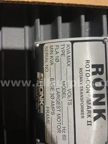 ROTO-CON Rotary Phase Converter Standard Type P RONKO MARK II Government Surplus Auction - Photo #2