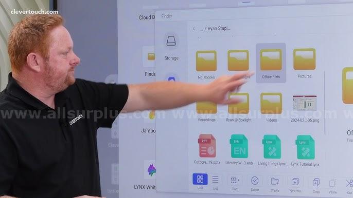 (5) 65" Interactive Display Clevertouch Lux for Enterprise 65 Interactive Display CLEAVERTOUCH CLV-15465LUXFE Government Surplus Auction - Photo #5