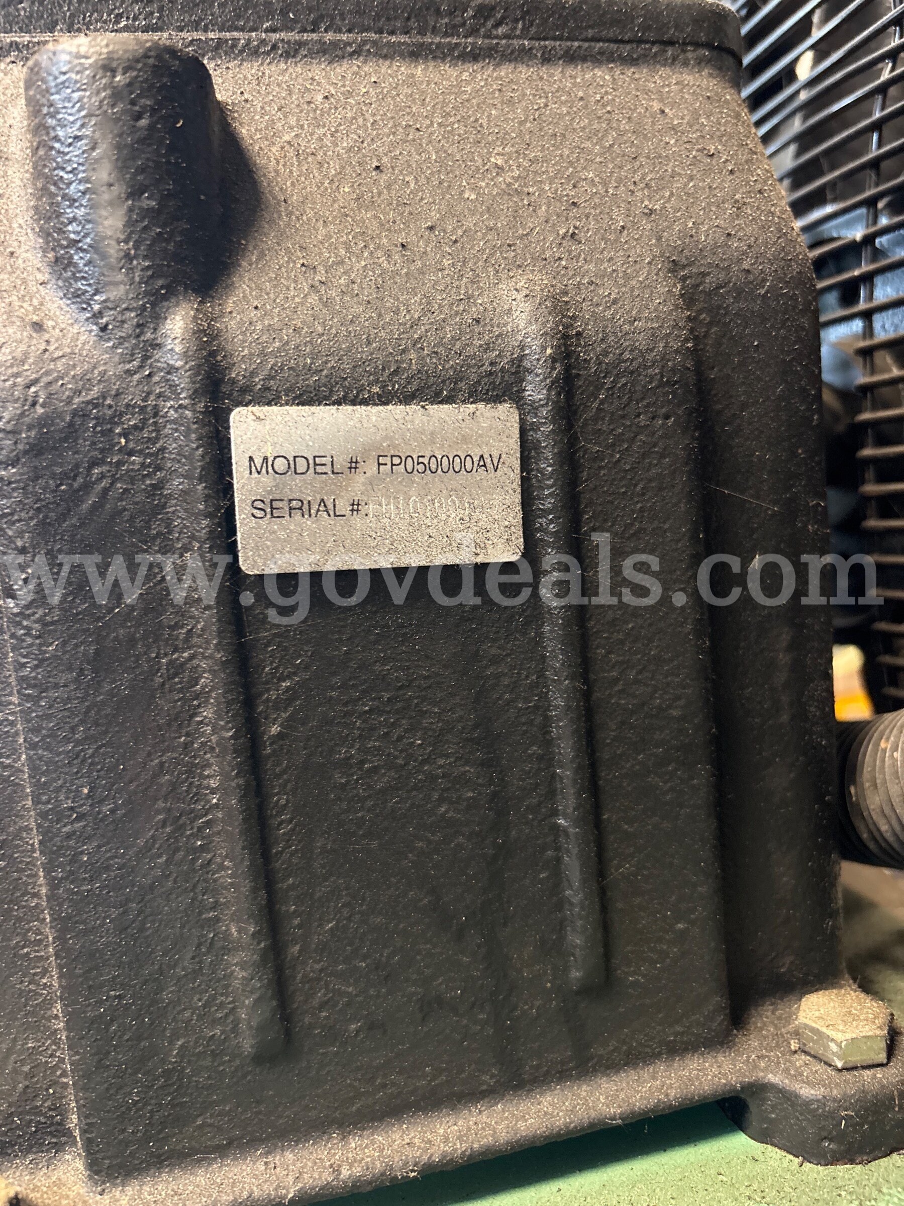 Speedaire 3-Phase Air Compressor Speedaire 4ME99 Government Surplus Auction - Photo #2