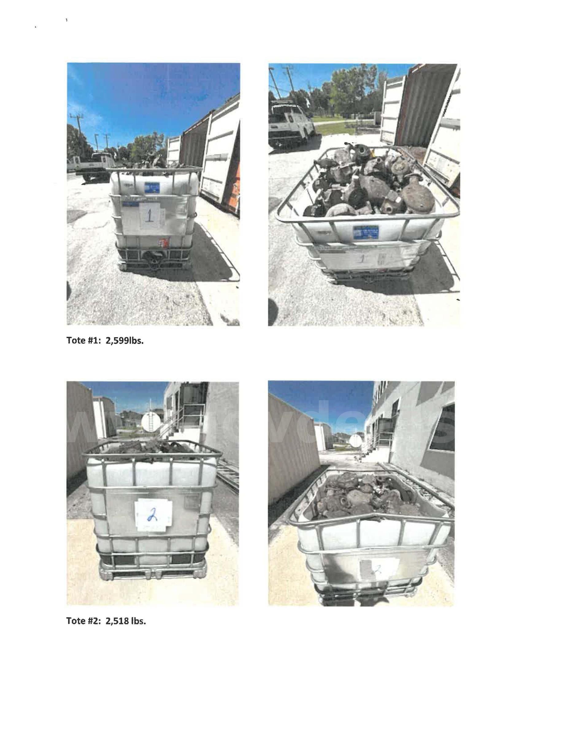Scrap Brass/Meters (11 Totes)   Government Surplus Auction - Primary Photo