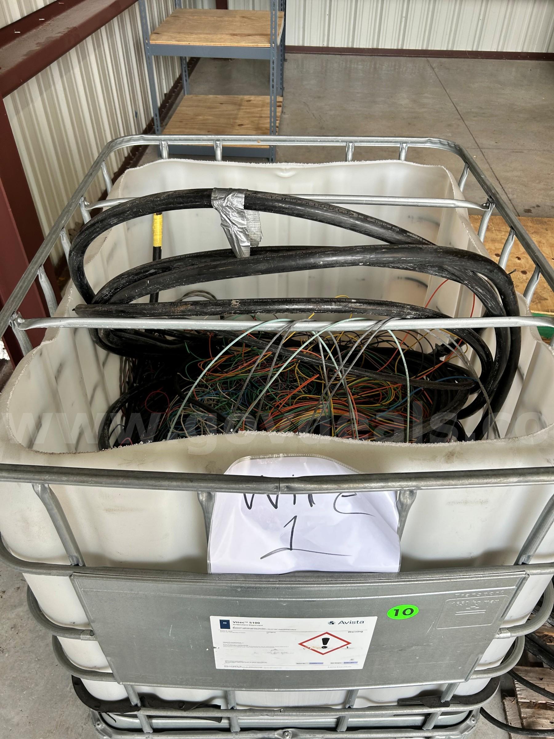 Scrap Wire (1 Tote) & 1 Pallet   Government Surplus Auction - Photo #2