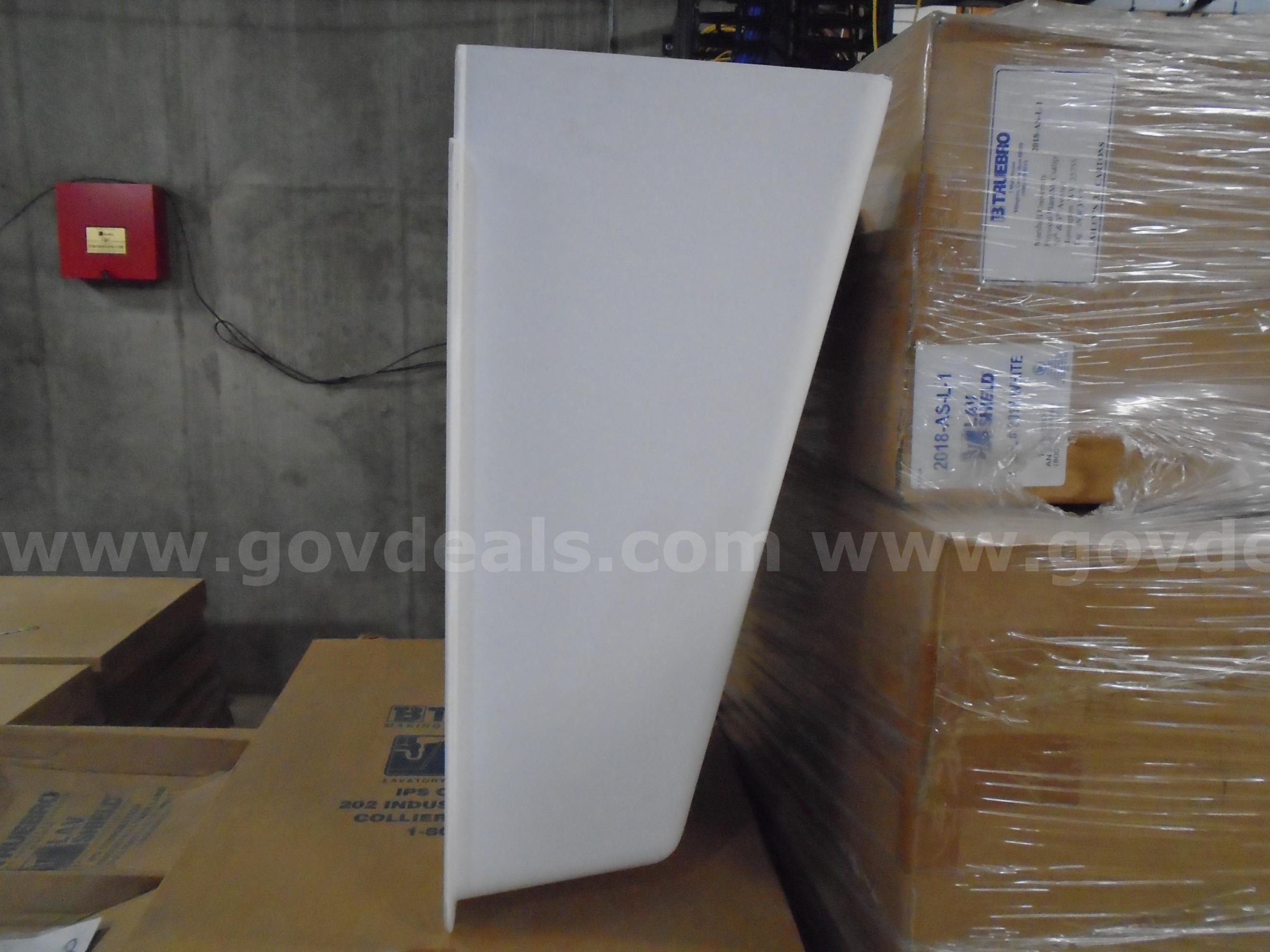 TRUEBRO lavatory shield pipe covers (Qty 31) TREUBRO 2018-AS-L-1 Government Surplus Auction - Photo #2