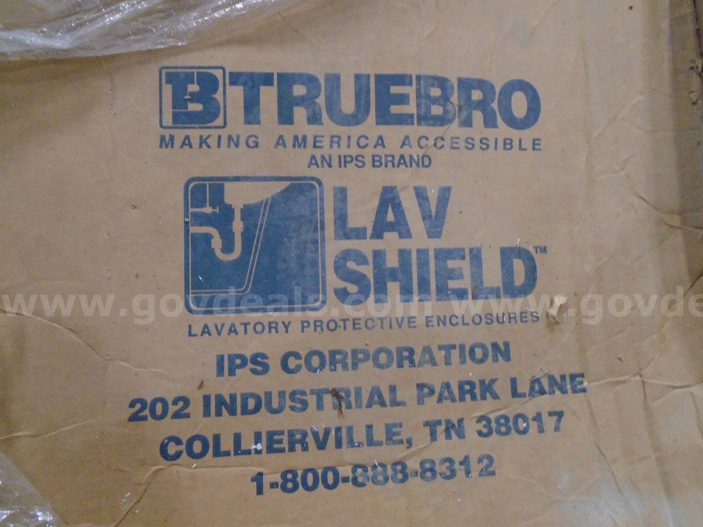 TRUEBRO lavatory shield pipe covers (Qty 31) TREUBRO 2018-AS-L-1 Government Surplus Auction - Photo #3