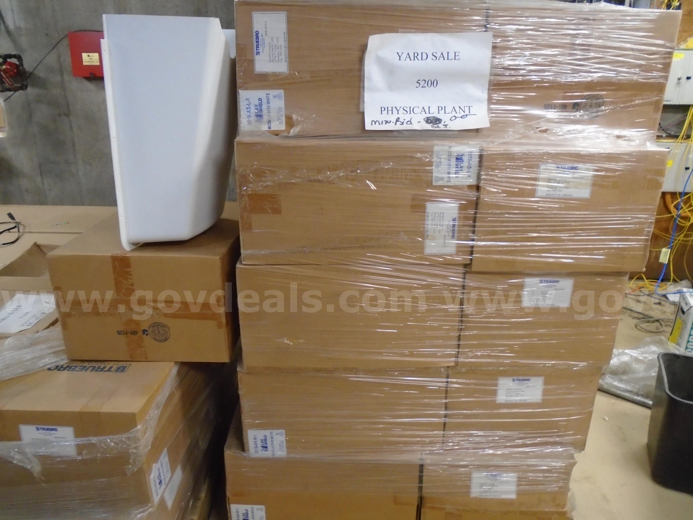 TRUEBRO lavatory shield pipe covers (Qty 31) TREUBRO 2018-AS-L-1 Government Surplus Auction - Photo #4