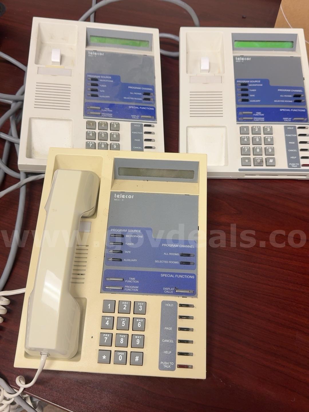 Lot of 3 Telecor MCC-4 Communication Control Consoles   Government Surplus Auction - Primary Photo