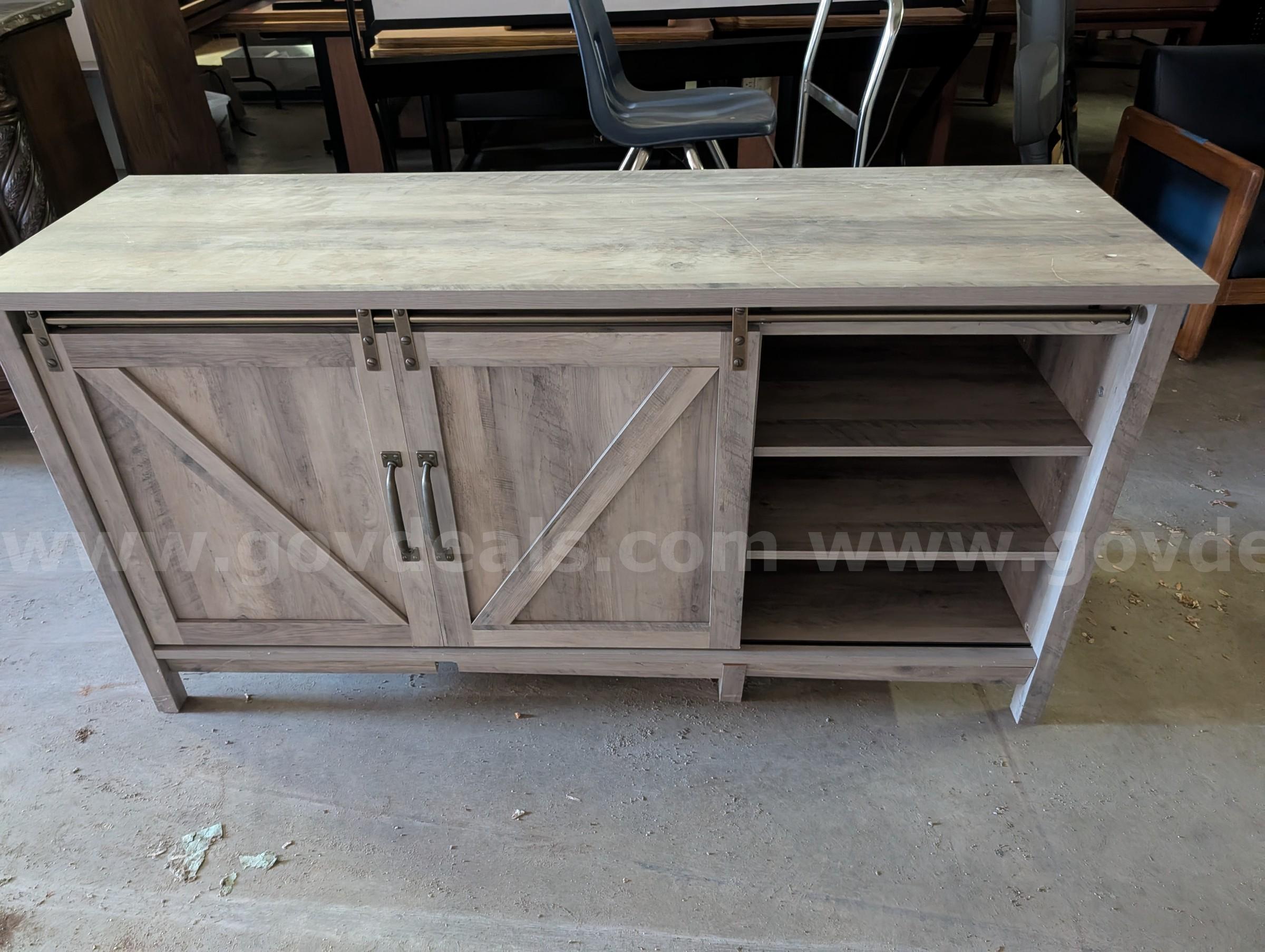TV Stand / Media Cabinet   Government Surplus Auction - Photo #2