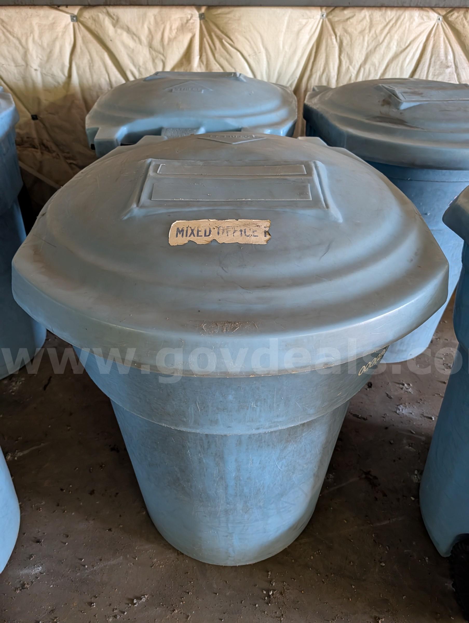 Lot of 17 Rolling Trash Bins   Government Surplus Auction - Photo #3