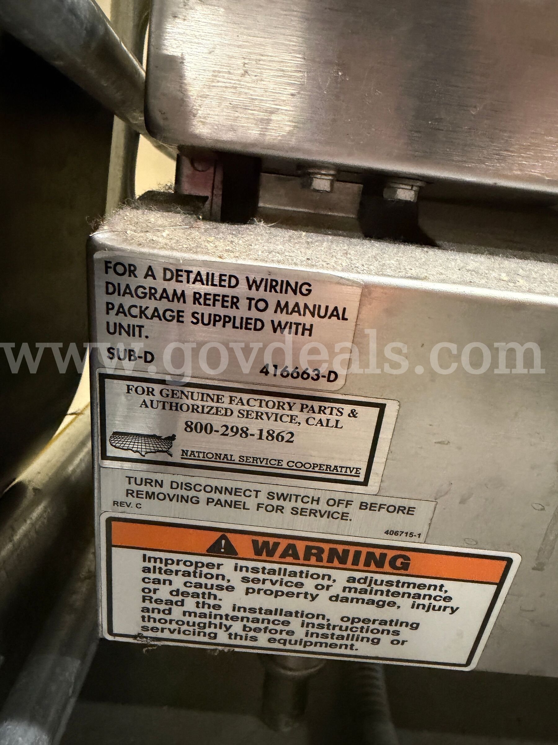 Vulcan 4 burner electric range E24-L Vulcan E24-L Government Surplus Auction - Photo #6