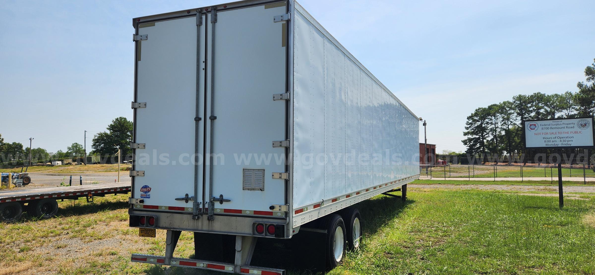 2017 Utility 53' Dry Van Trailer Utility Trailer 53' Dry Van Government Surplus Auction - Photo #3