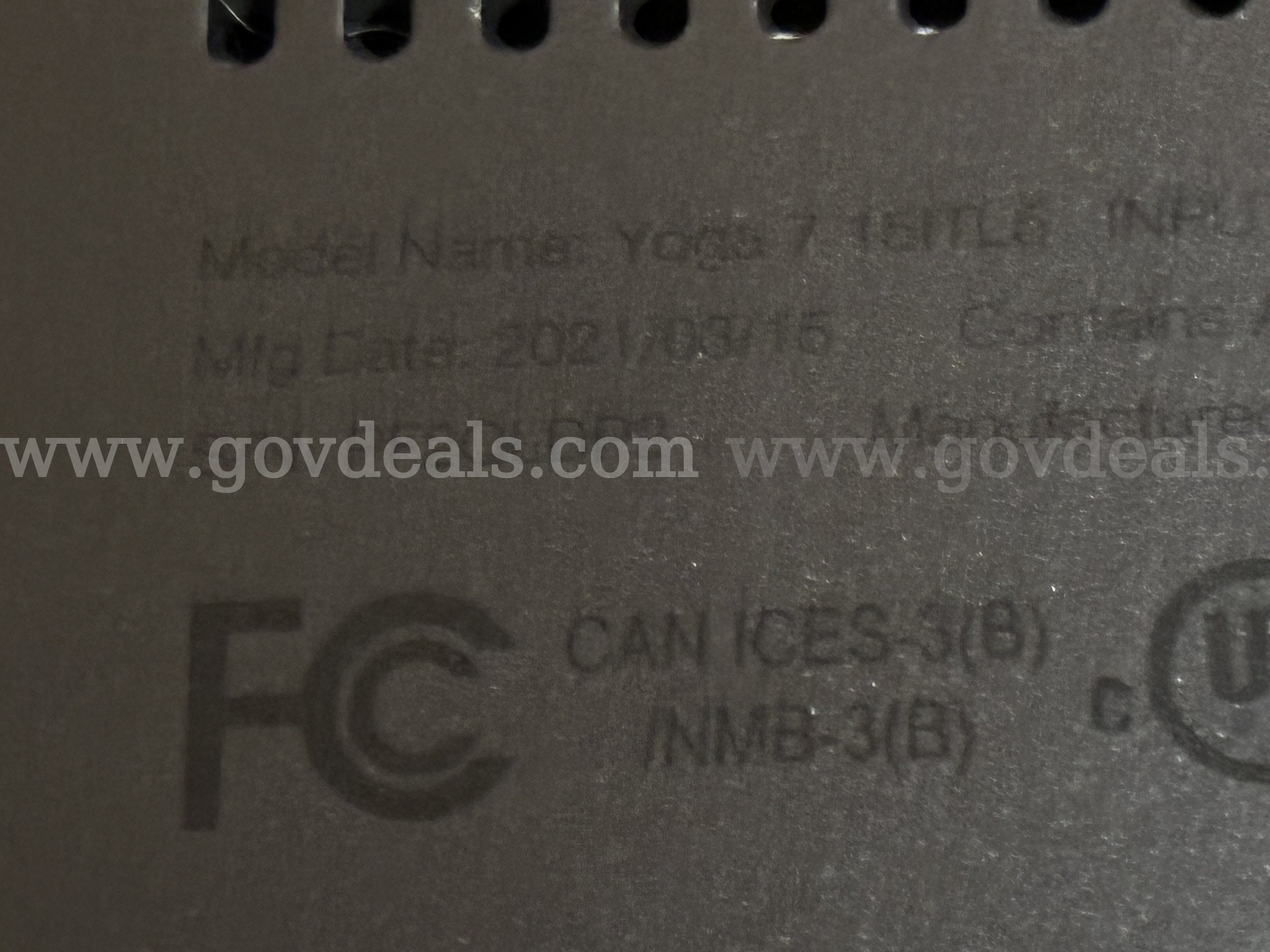 Lenovo Yoga 7 Lenovo Yoga 7 Government Surplus Auction - Photo #2