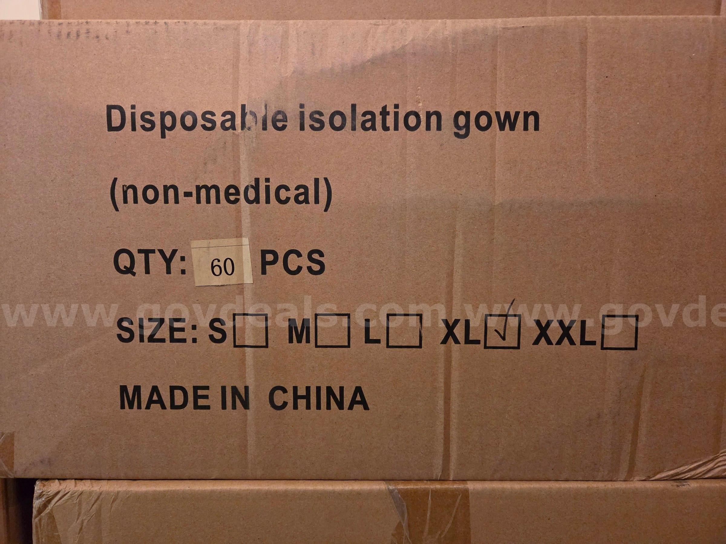 Protective Gowns - Medium and XL PPE Surplus   Government Surplus Auction - Photo #2
