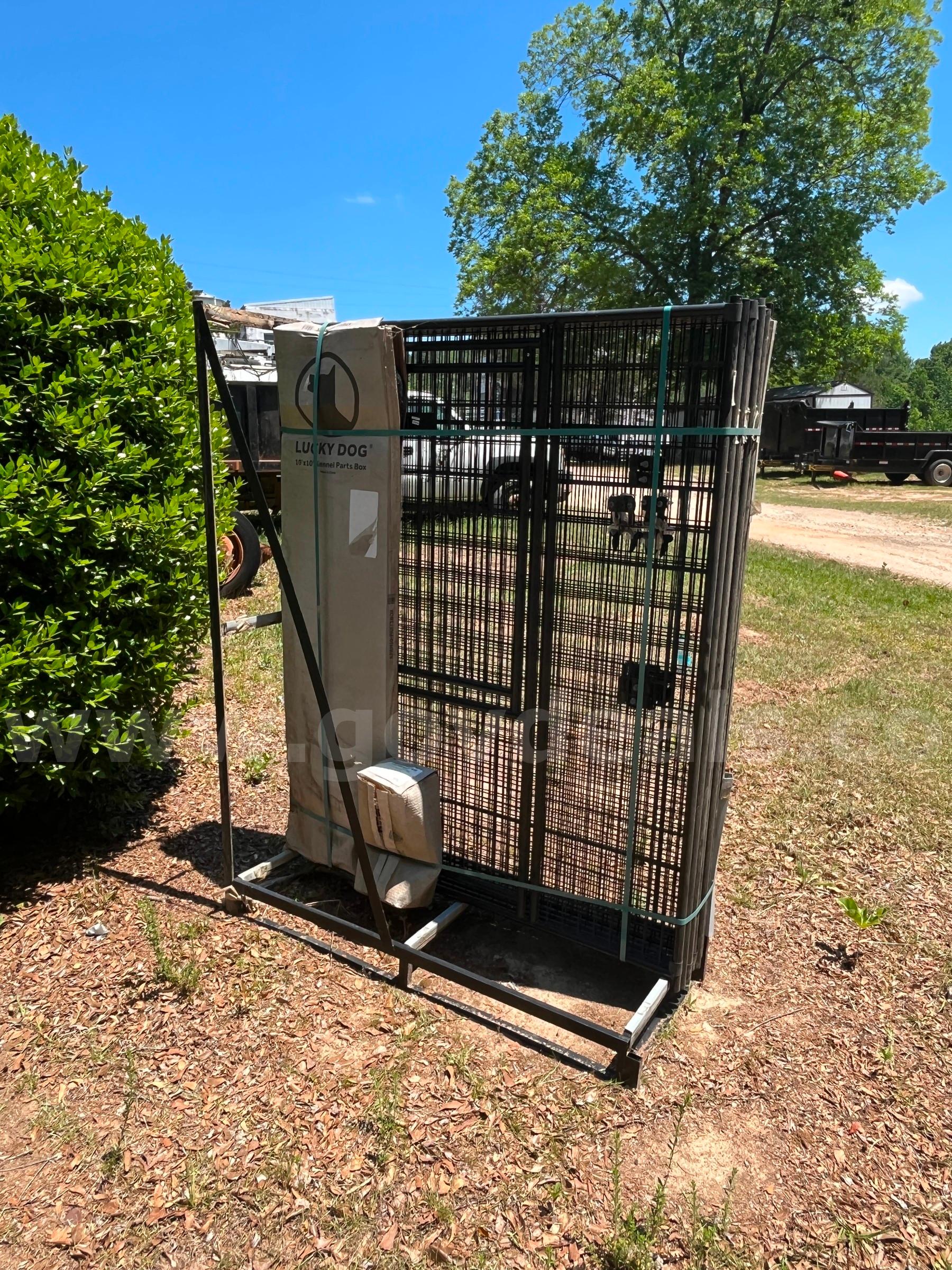 10' x 10' Dog Kennel - Unused and Unassembled Lucky Dog  Government Surplus Auction - Primary Photo