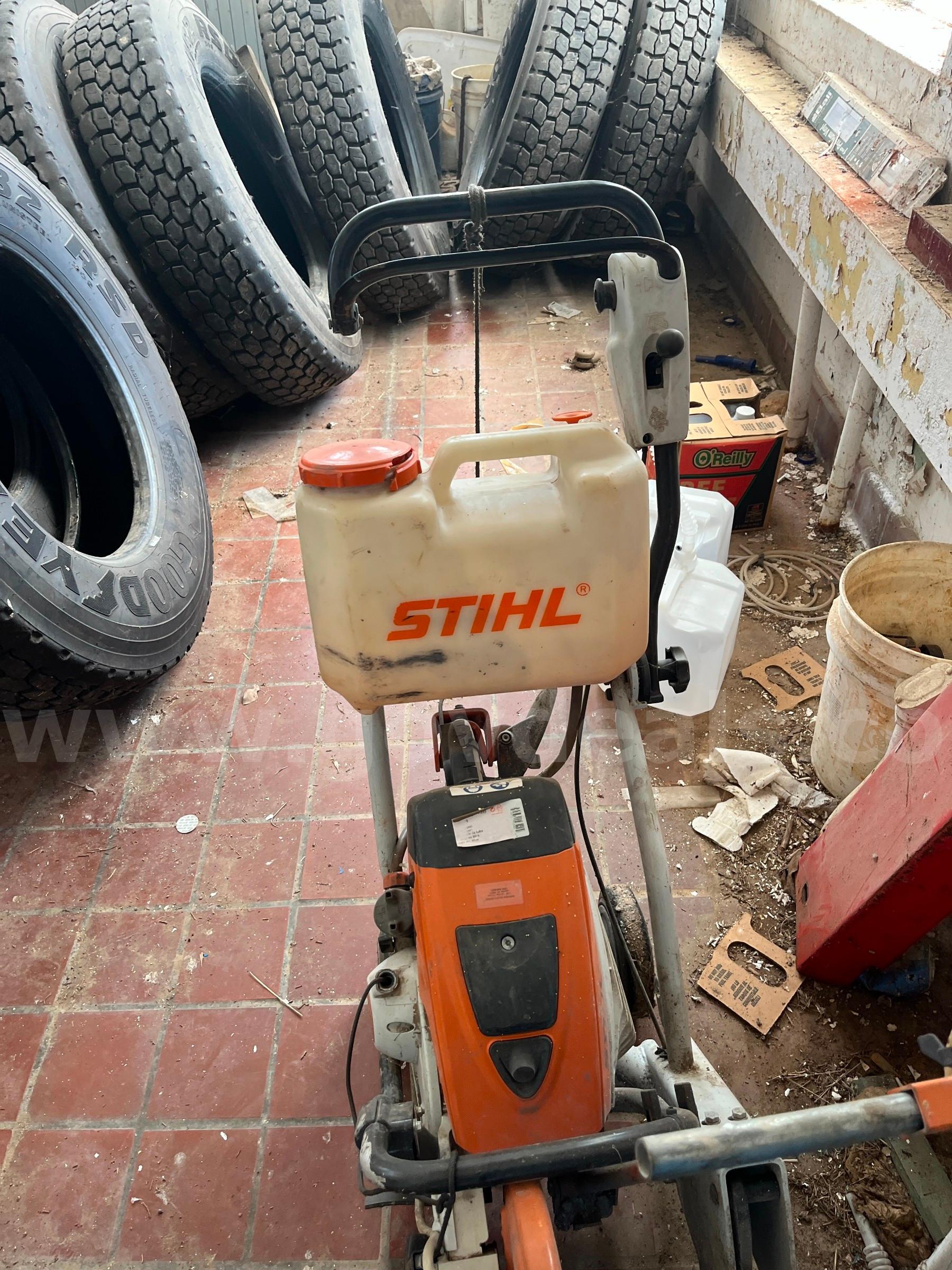 STIHL Concrete Walk Behind Saw TS800C STIHL TS800C Government Surplus Auction - Photo #2