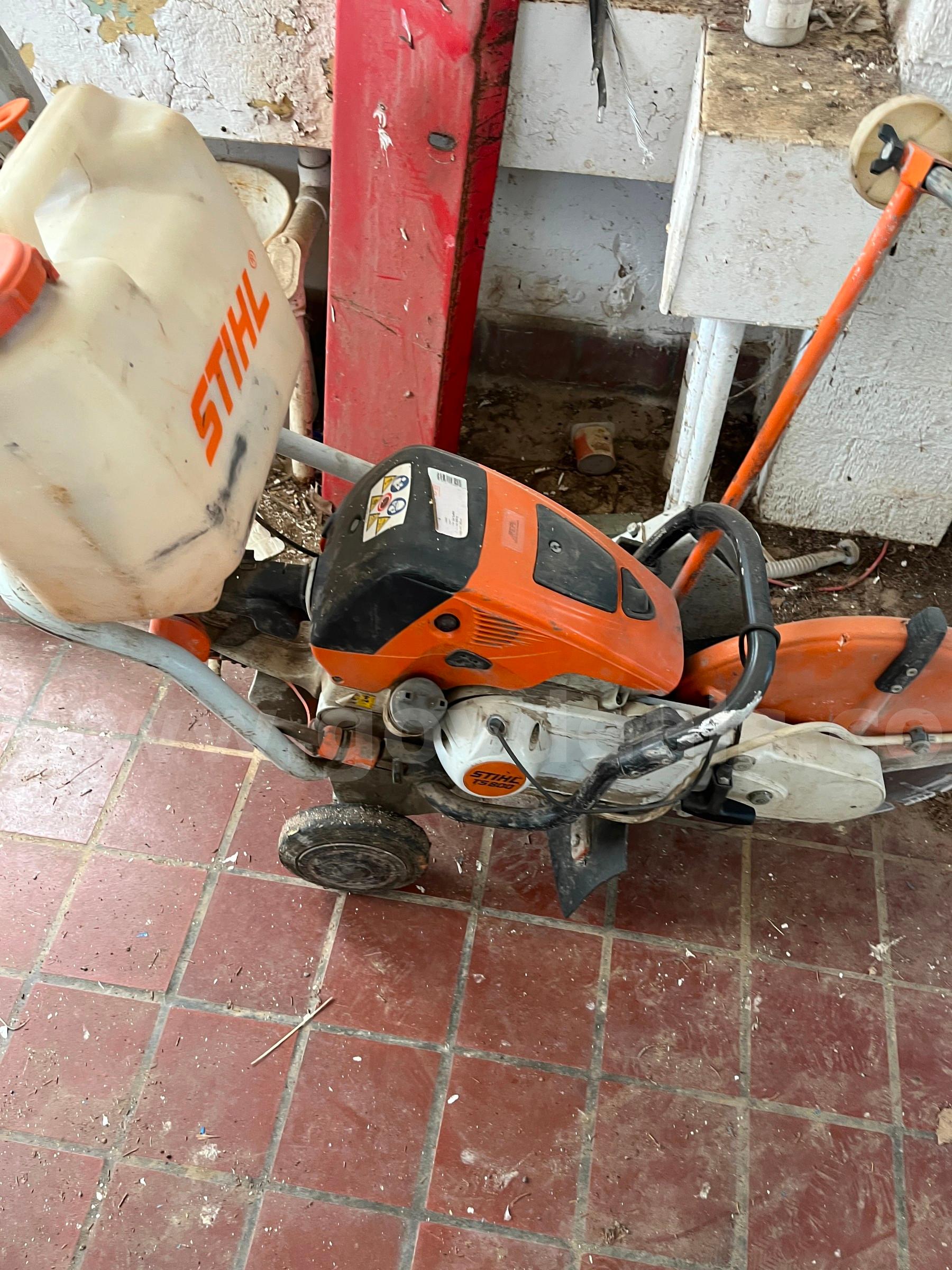 STIHL Concrete Walk Behind Saw TS800C STIHL TS800C Government Surplus Auction - Photo #6