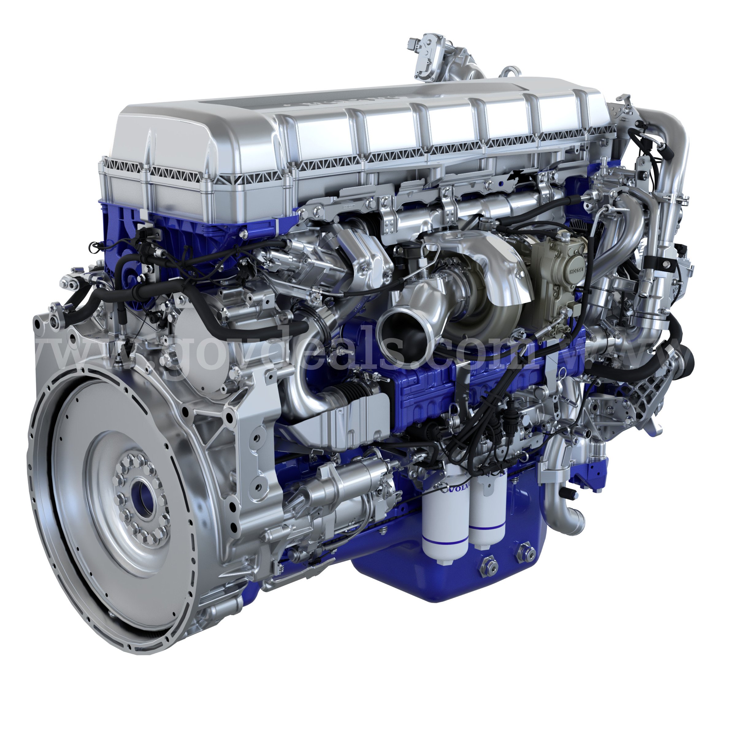 Remanufactured Volvo US10 Engine with Engine Brake PREVOST 85003890 Government Surplus Auction - Photo #2