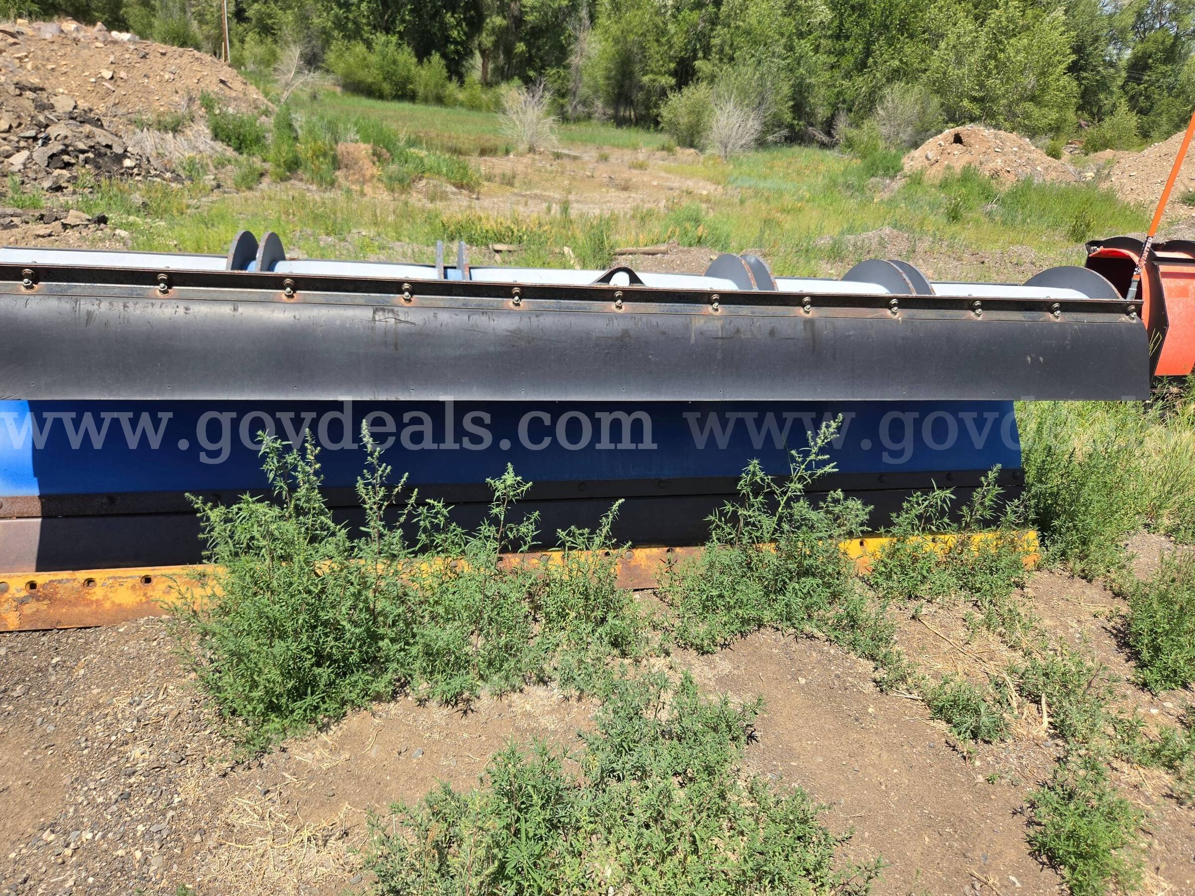 Municipal Snow Plow with Hydraulic Quick-Attach Frame and Two (2) Extra A-Frame Assemblies   Government Surplus Auction - Photo #3