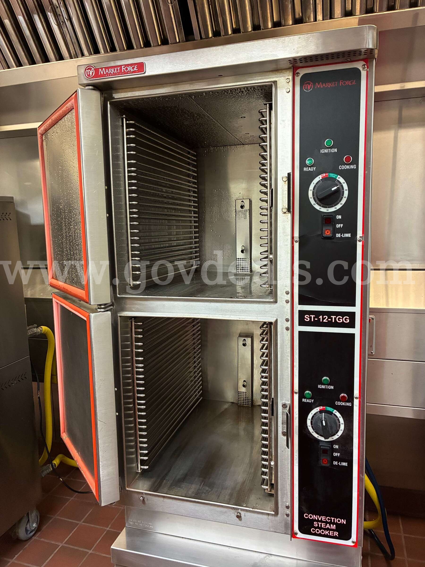 Commercial Steam Cooker *NATURAL GAS*/ FOR PARTS ONLY Market Forge ST-12-TGG Government Surplus Auction - Photo #2