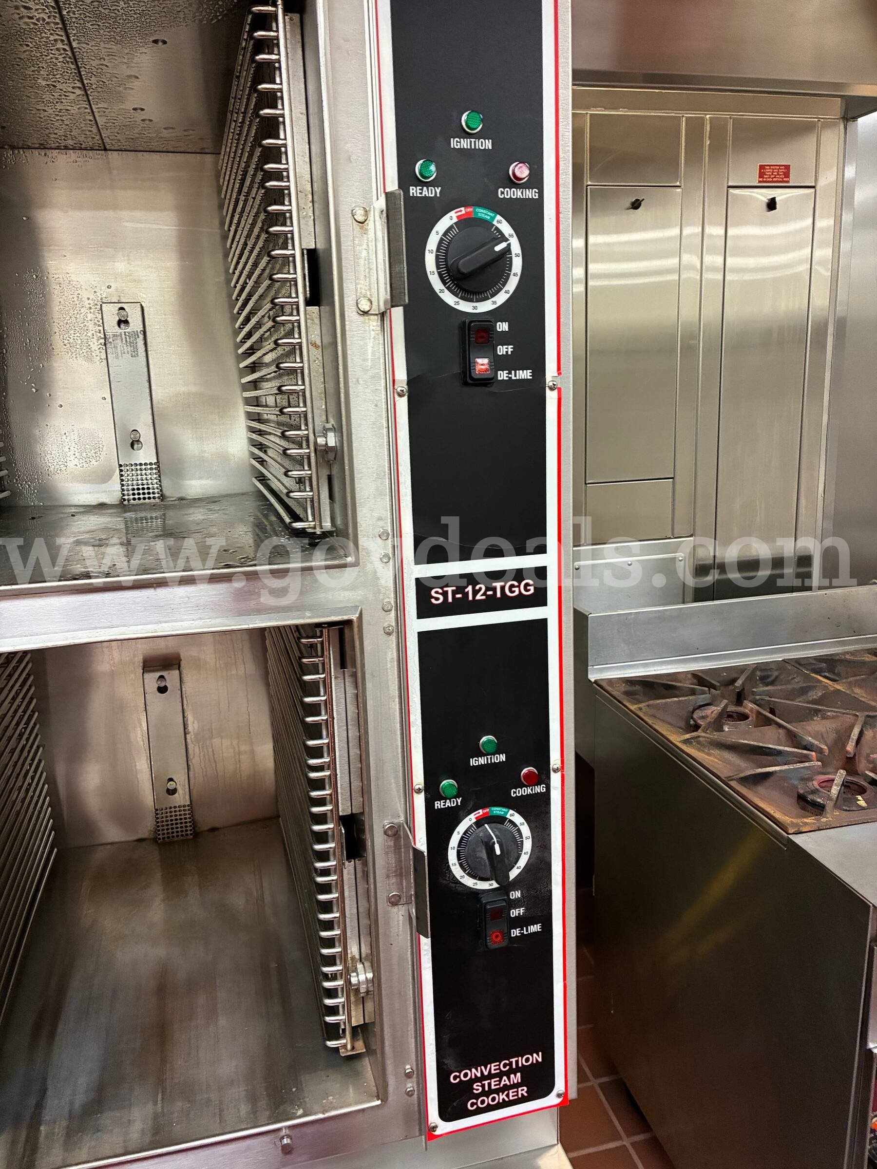 Commercial Steam Cooker *NATURAL GAS*/ FOR PARTS ONLY Market Forge ST-12-TGG Government Surplus Auction - Photo #3