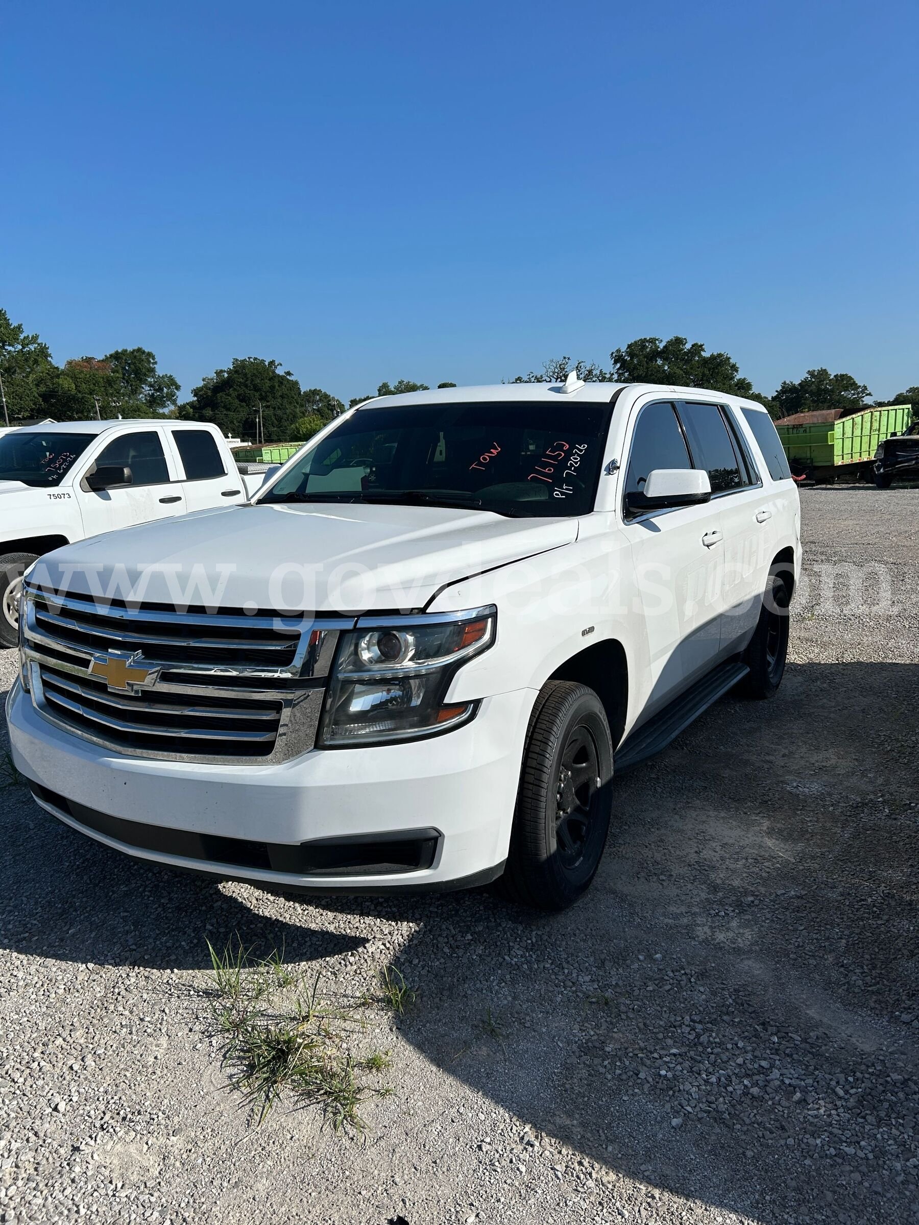 WHITE 2020 CHEVROLET TAHOE