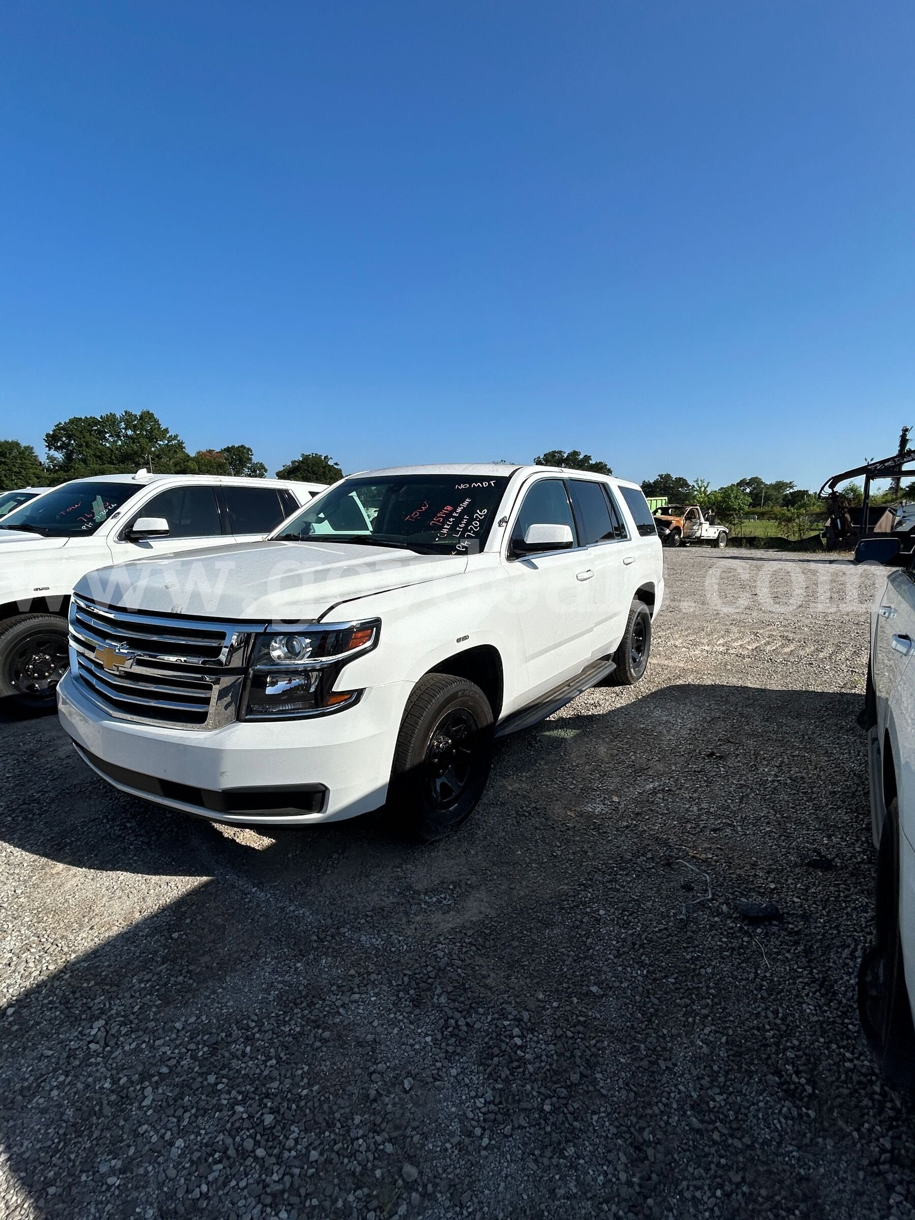 WHITE 2019 CHEVROLET TAHOE