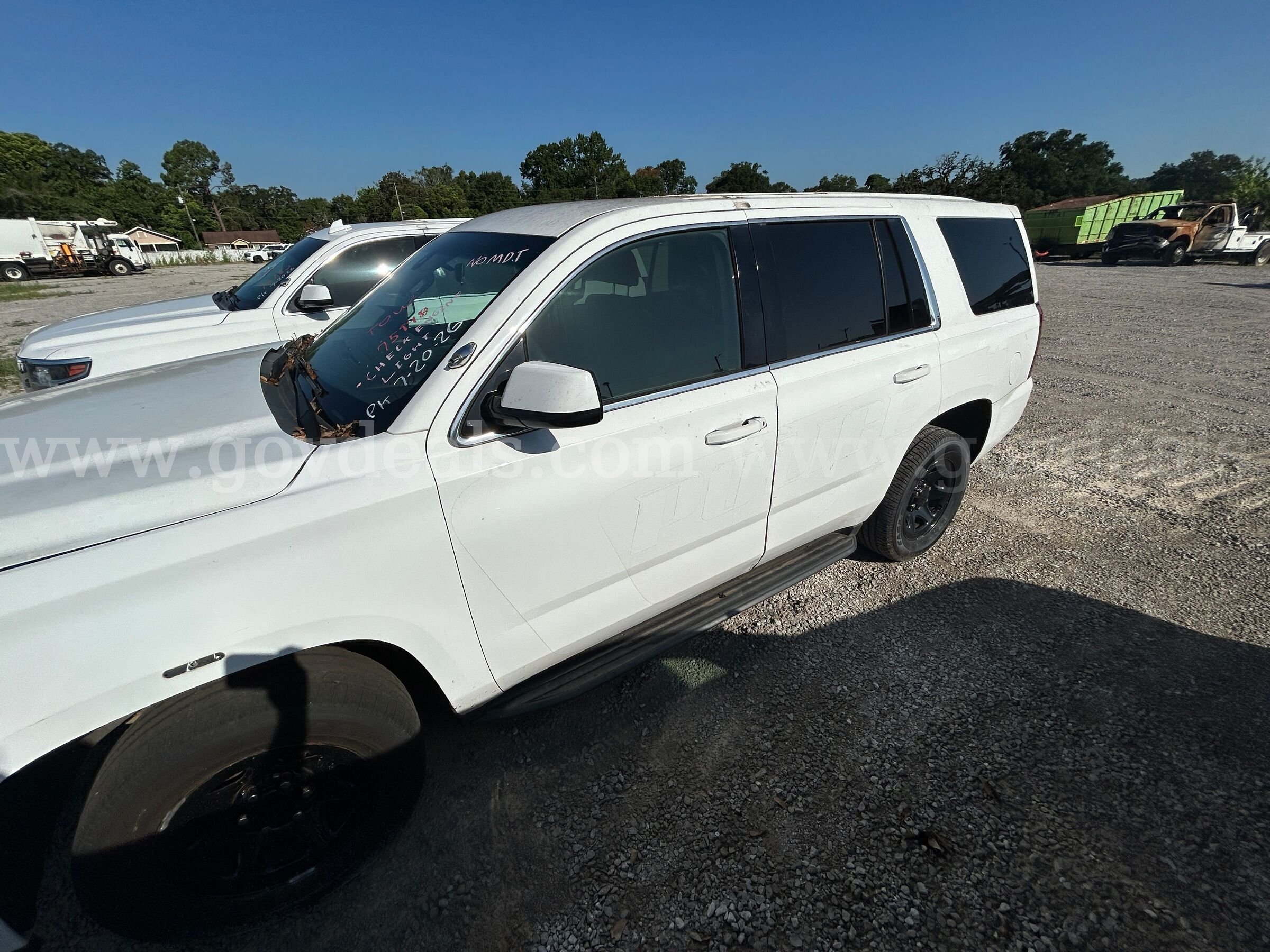 WHITE 2019 CHEVROLET TAHOE Chevrolet TAHOE Government Surplus Auction - Photo #2
