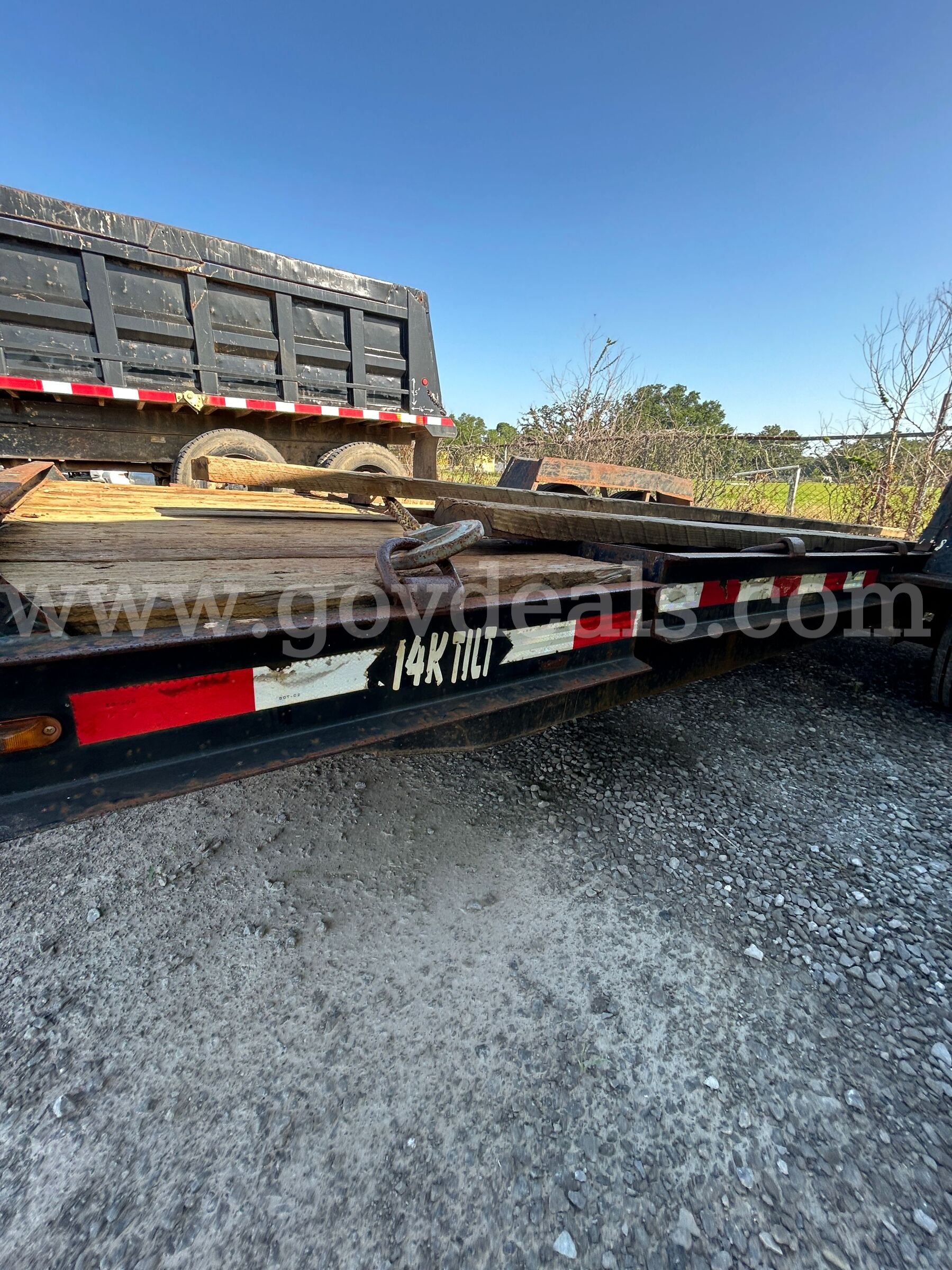 BLACK 2018 ROLLS RITE TILT DECK TRAILER 14KP20TE ROLLS RITE 14KP20TE Government Surplus Auction - Photo #2