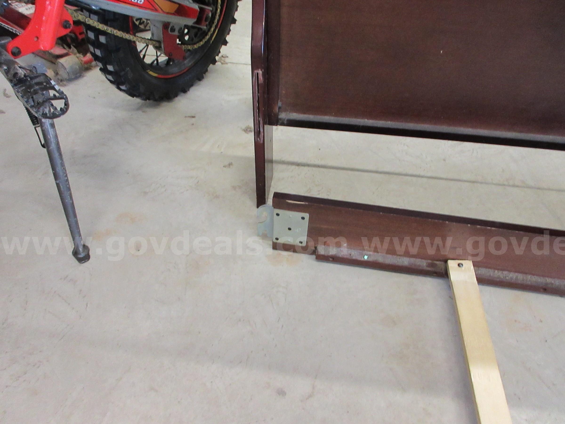 Queen Bed Frame with Head & Foot Board   Government Surplus Auction - Photo #2