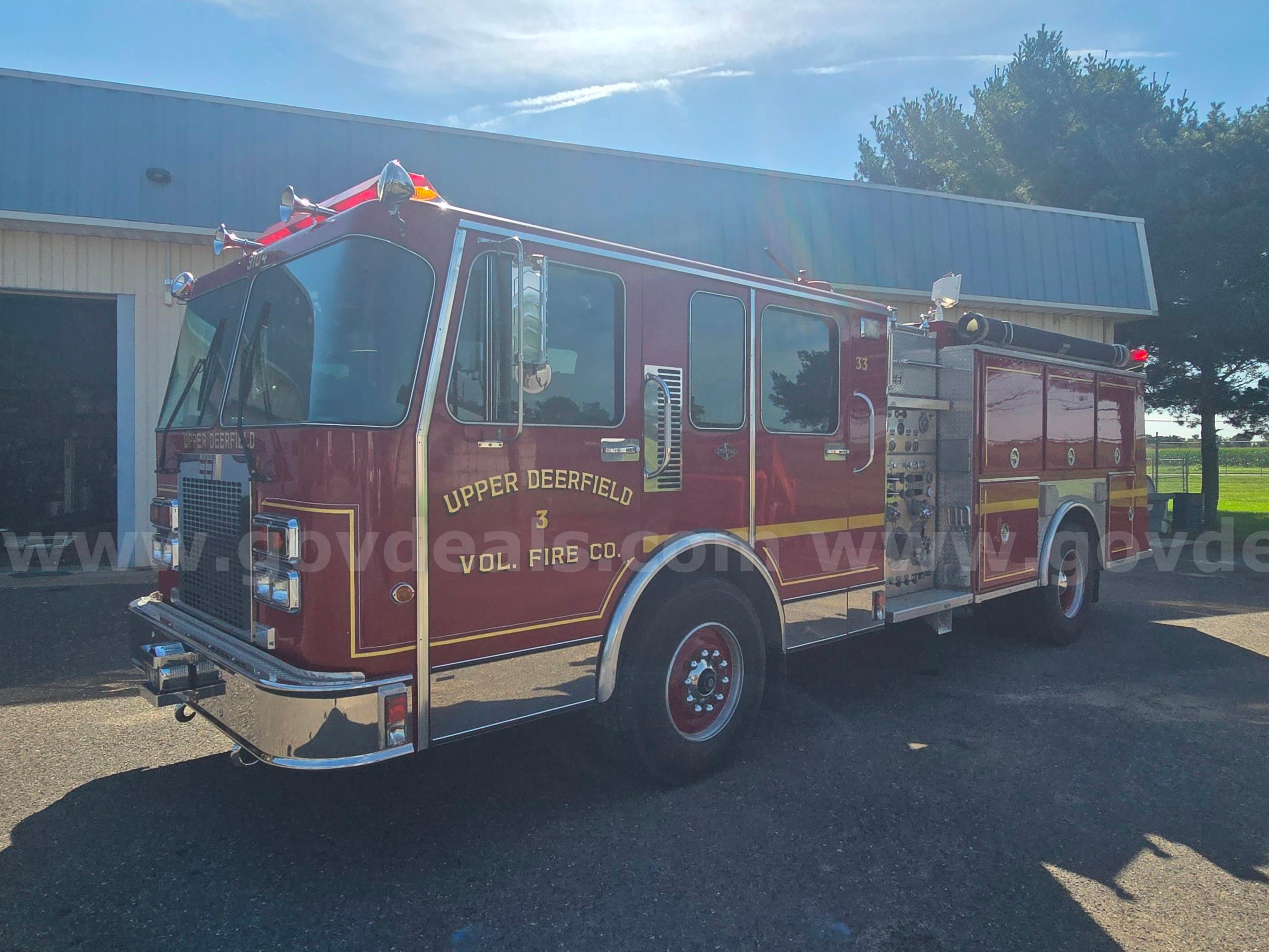 1993 Spartan EEI  Fire Truck